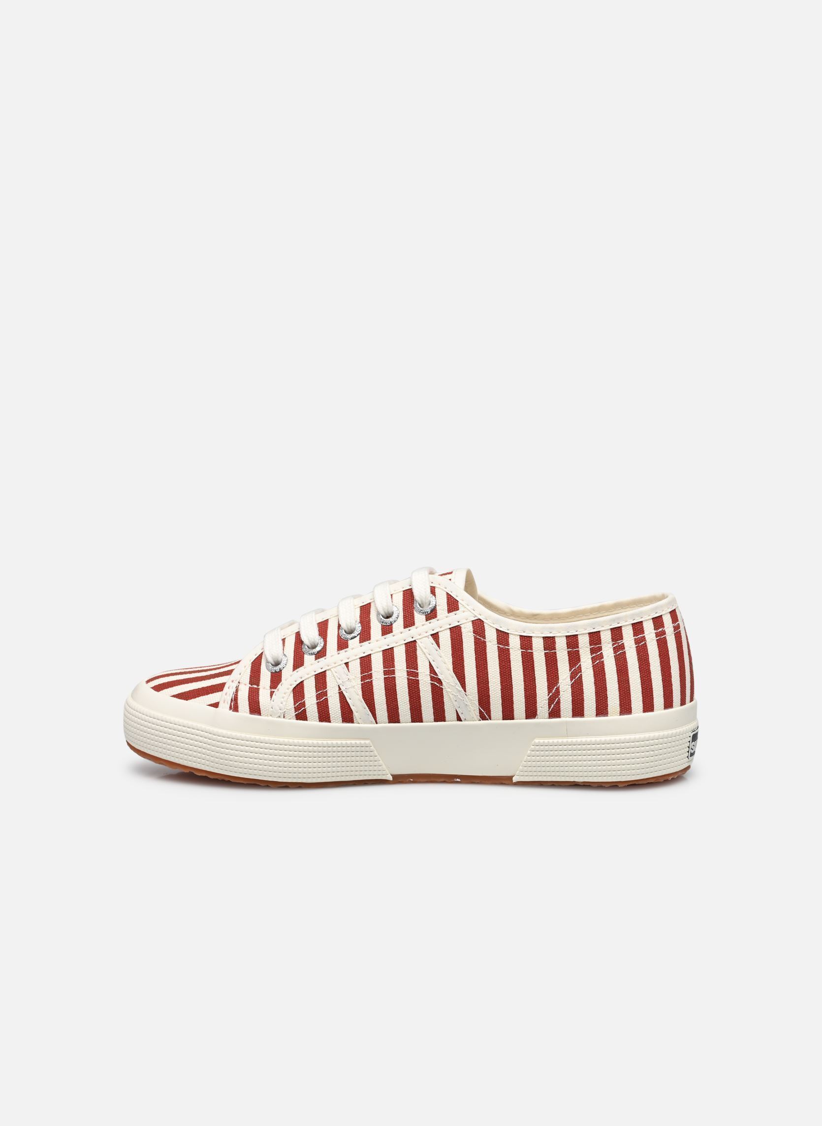 Sneakers di tela 2750 Stripes Print W donna rosso Superga Sneakers di tela 2750 Stripes Print W donna rosso RED