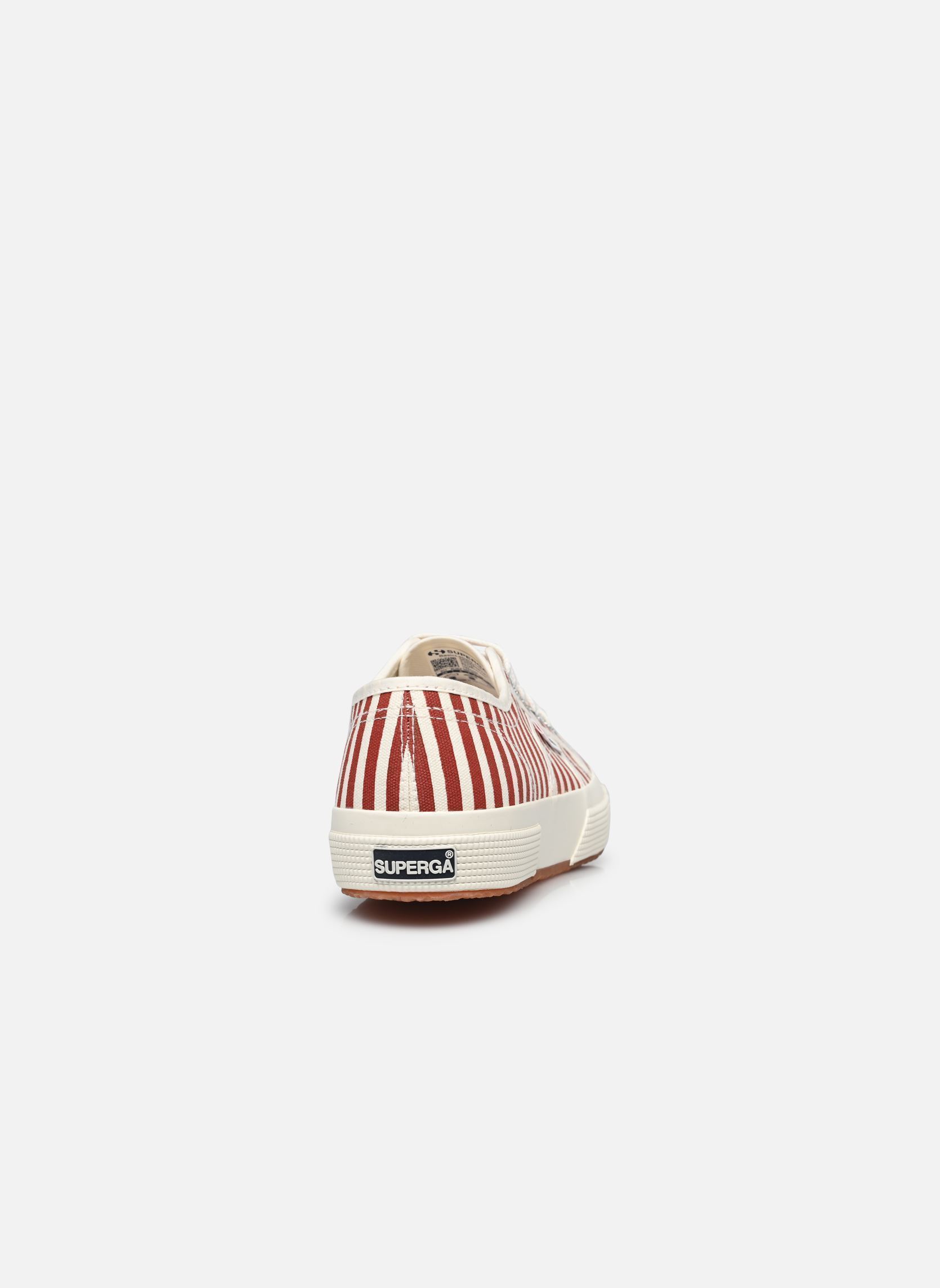 Sneakers di tela 2750 Stripes Print W donna rosso Superga Sneakers di tela 2750 Stripes Print W donna rosso RED