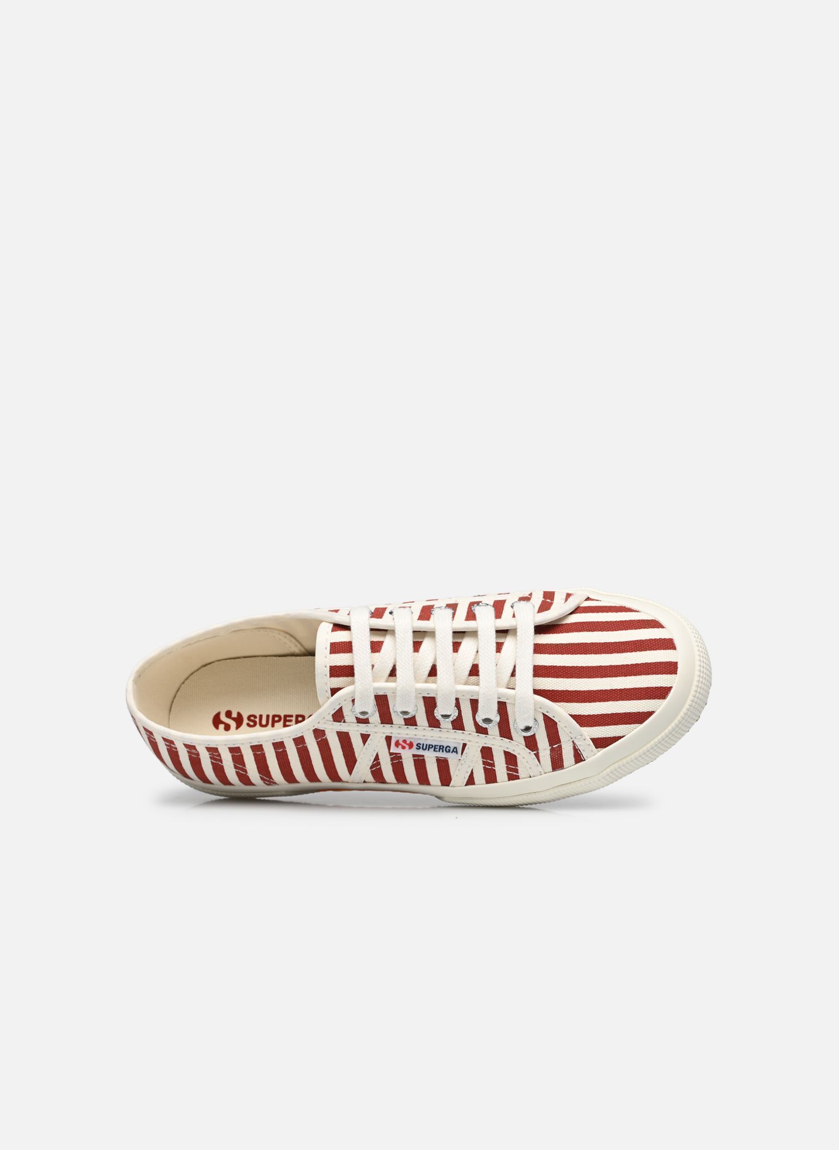 Sneakers di tela 2750 Stripes Print W donna rosso Superga Sneakers di tela 2750 Stripes Print W donna rosso RED