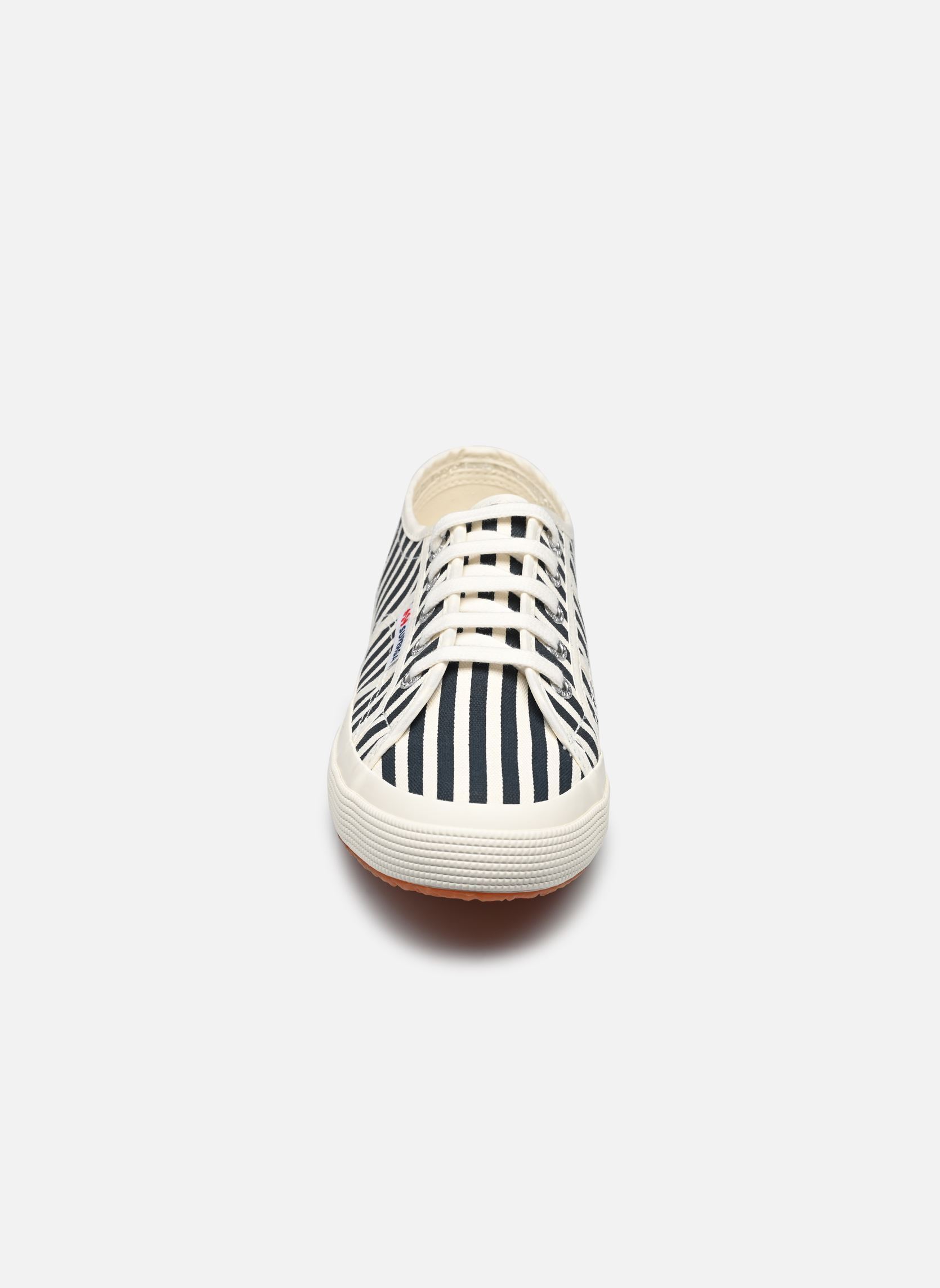 Print sneakers 2750 Stripes Print W dames blauw Superga Print sneakers 2750 Stripes Print W dames blauw NAVY