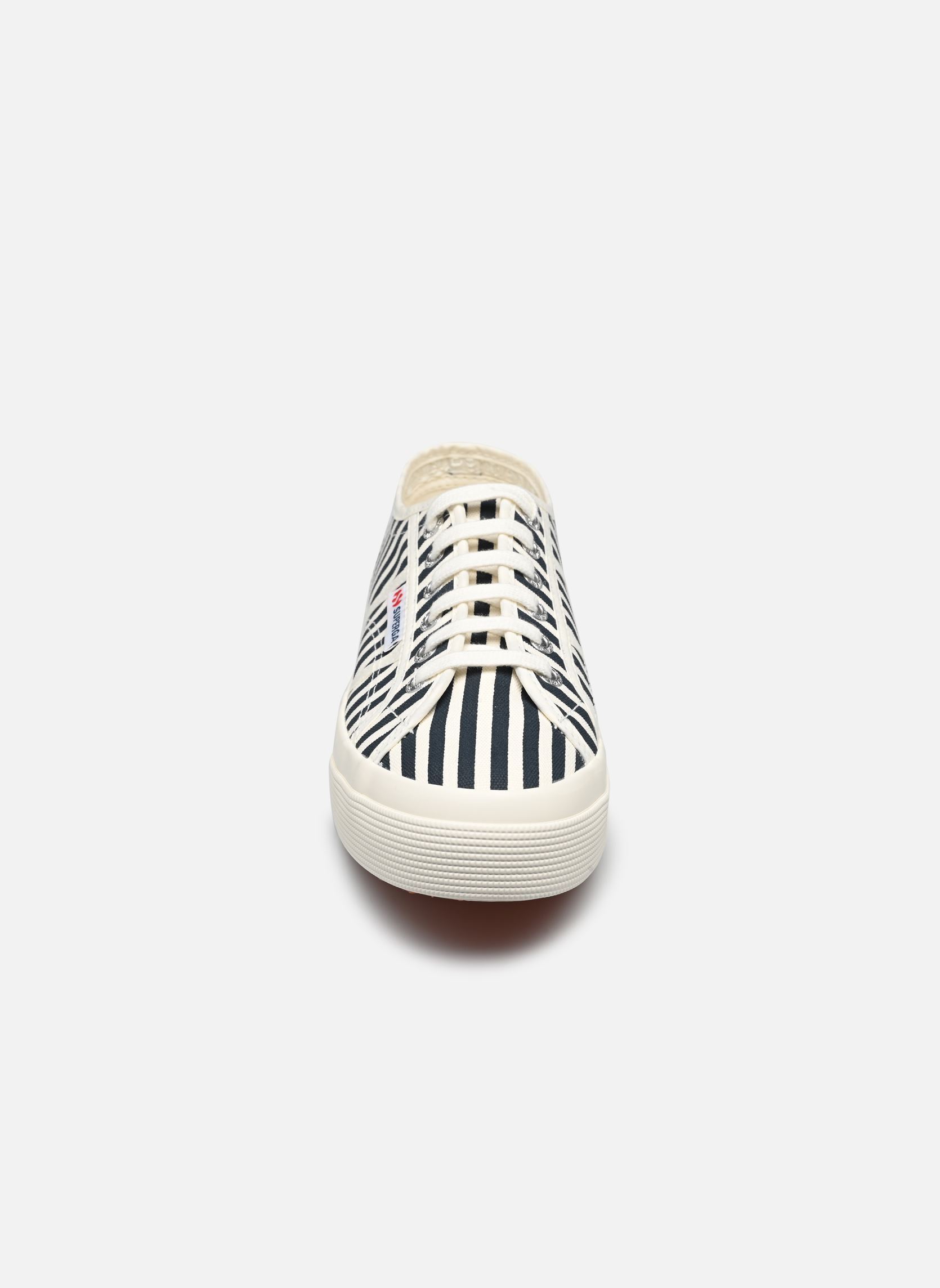 Print sneakers 2740 Stripes Print W dames blauw Superga Print sneakers 2740 Stripes Print W dames blauw NAVY