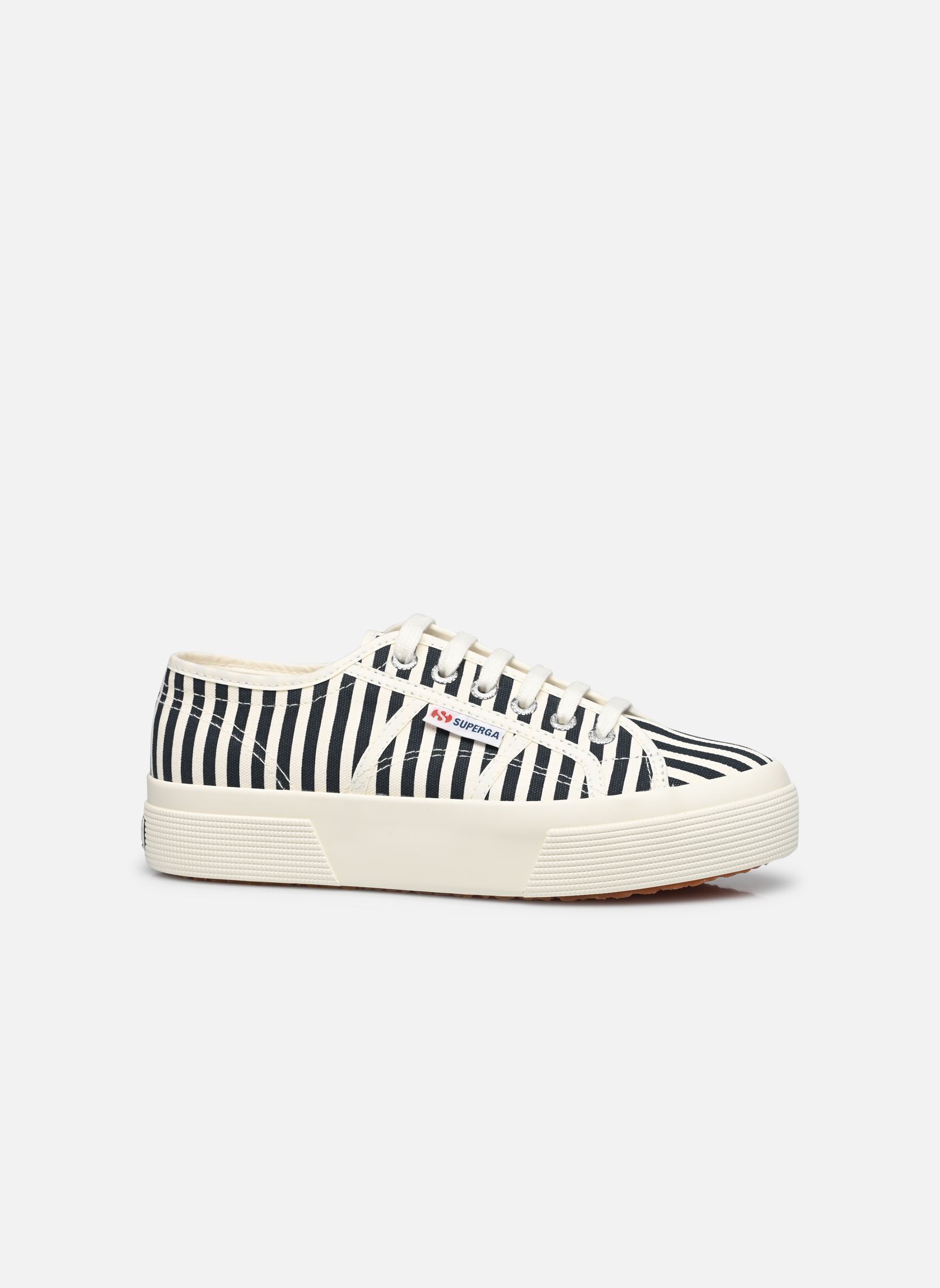 Print sneakers 2740 Stripes Print W dames blauw Superga Print sneakers 2740 Stripes Print W dames blauw NAVY