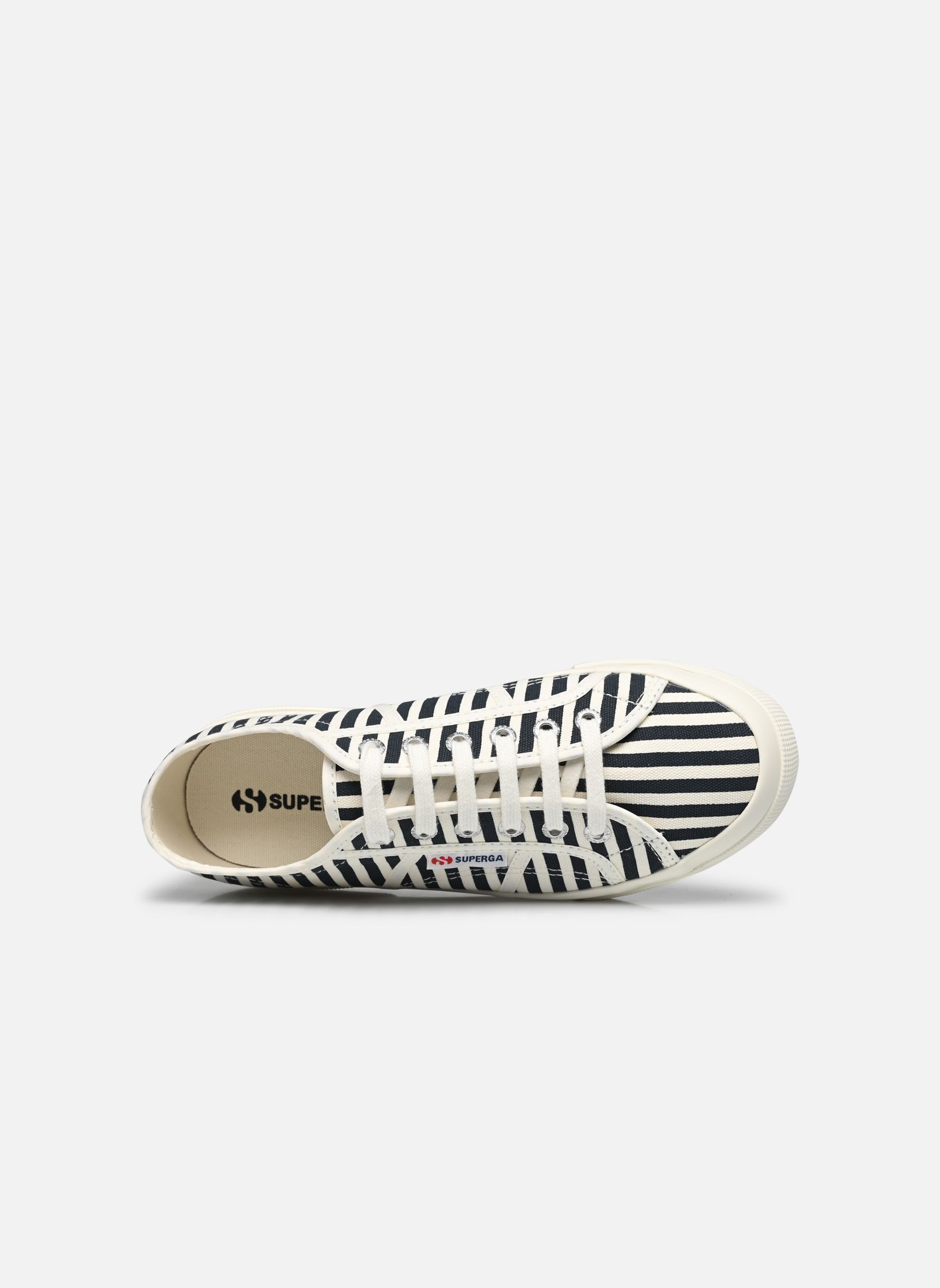 Print sneakers 2740 Stripes Print W dames blauw Superga Print sneakers 2740 Stripes Print W dames blauw NAVY