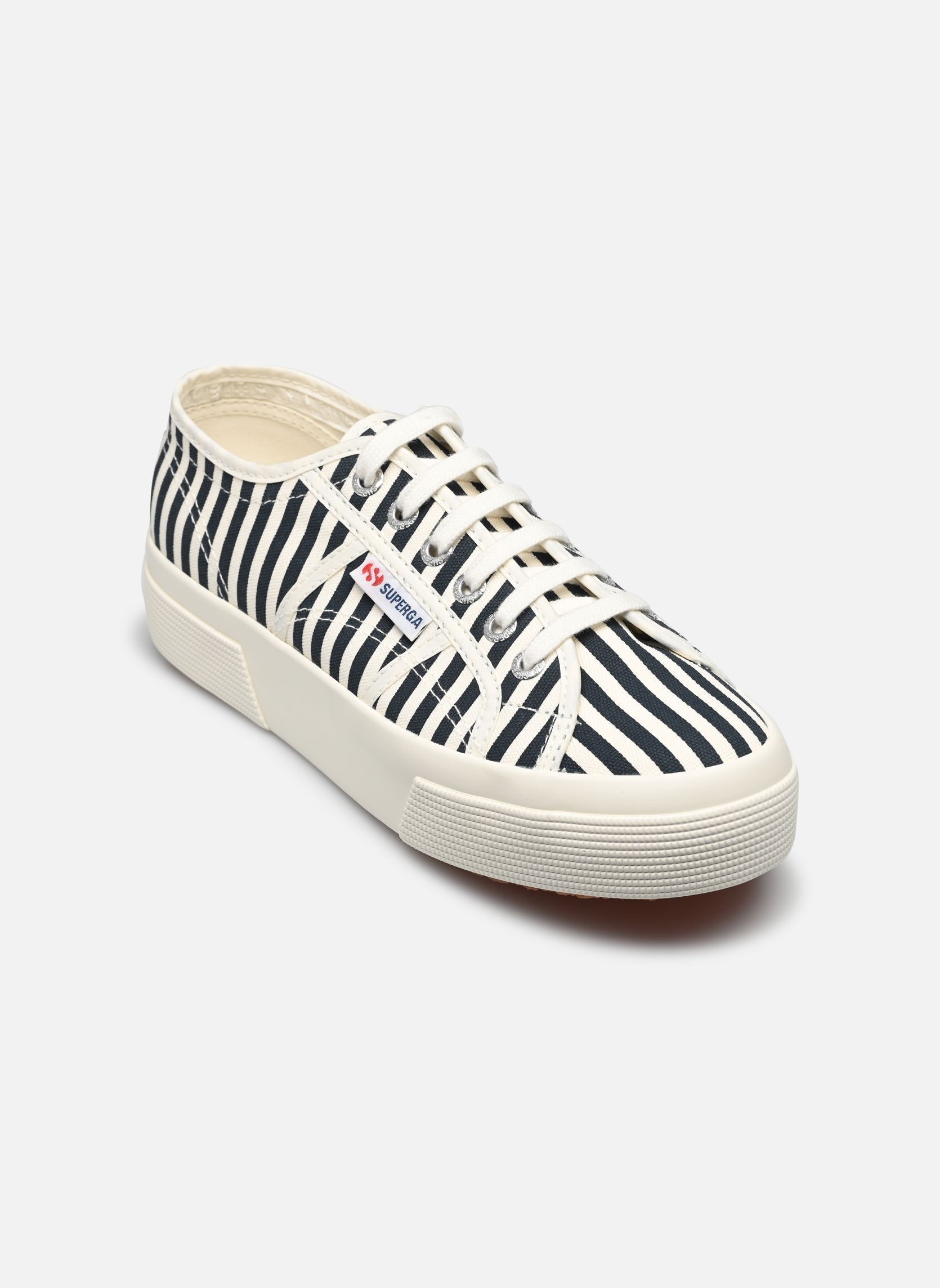 Print sneakers 2740 Stripes Print W dames blauw Superga Print sneakers 2740 Stripes Print W dames blauw NAVY