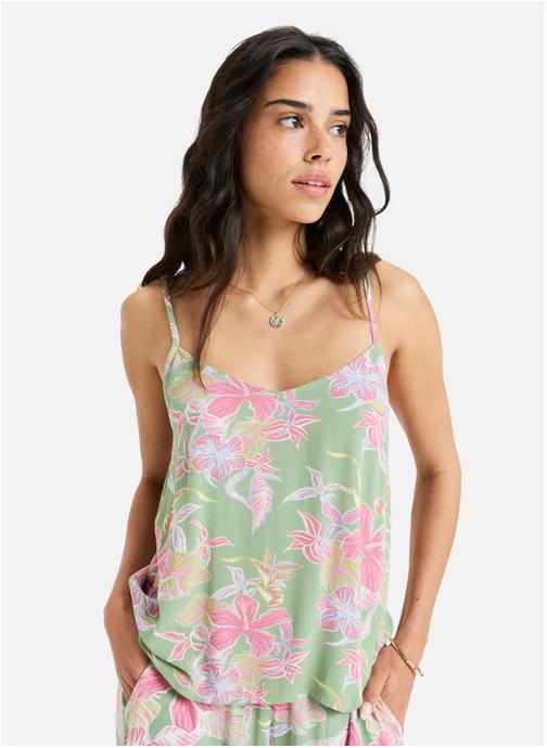 Roxy Tops Hibiscus Island femme vert