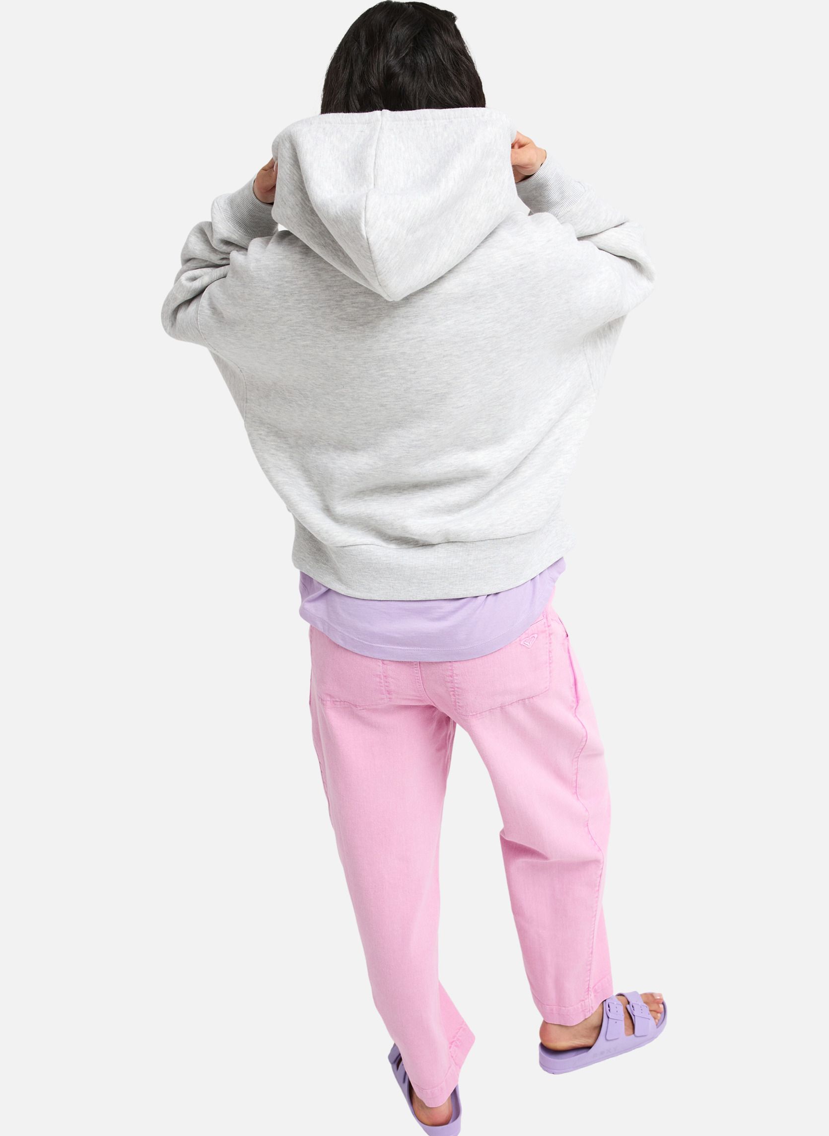 Pantalons droit Break My Soul femme rose Roxy Pantalons droit Break My Soul femme rose Rose