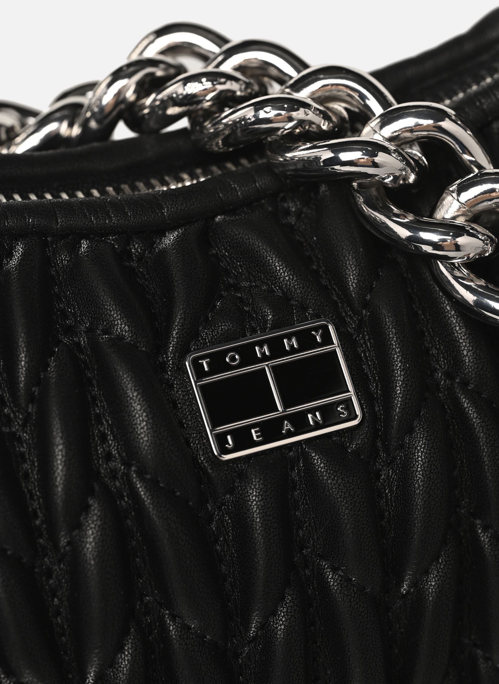 Umhängetaschen Tjw Iconic Shoulder Quilted damen schwarz Tommy Jeans Umhängetaschen Tjw Iconic Shoulder Quilted damen schwarz BLACK