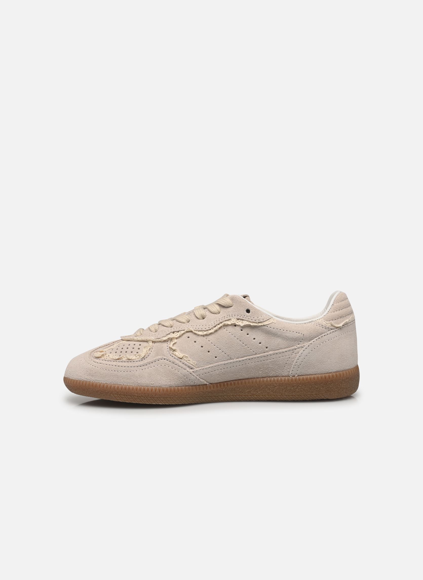 Baskets basses Tb.490 Crochet femme beige Alohas Baskets basses Tb.490 Crochet femme beige CREAM LEATHER