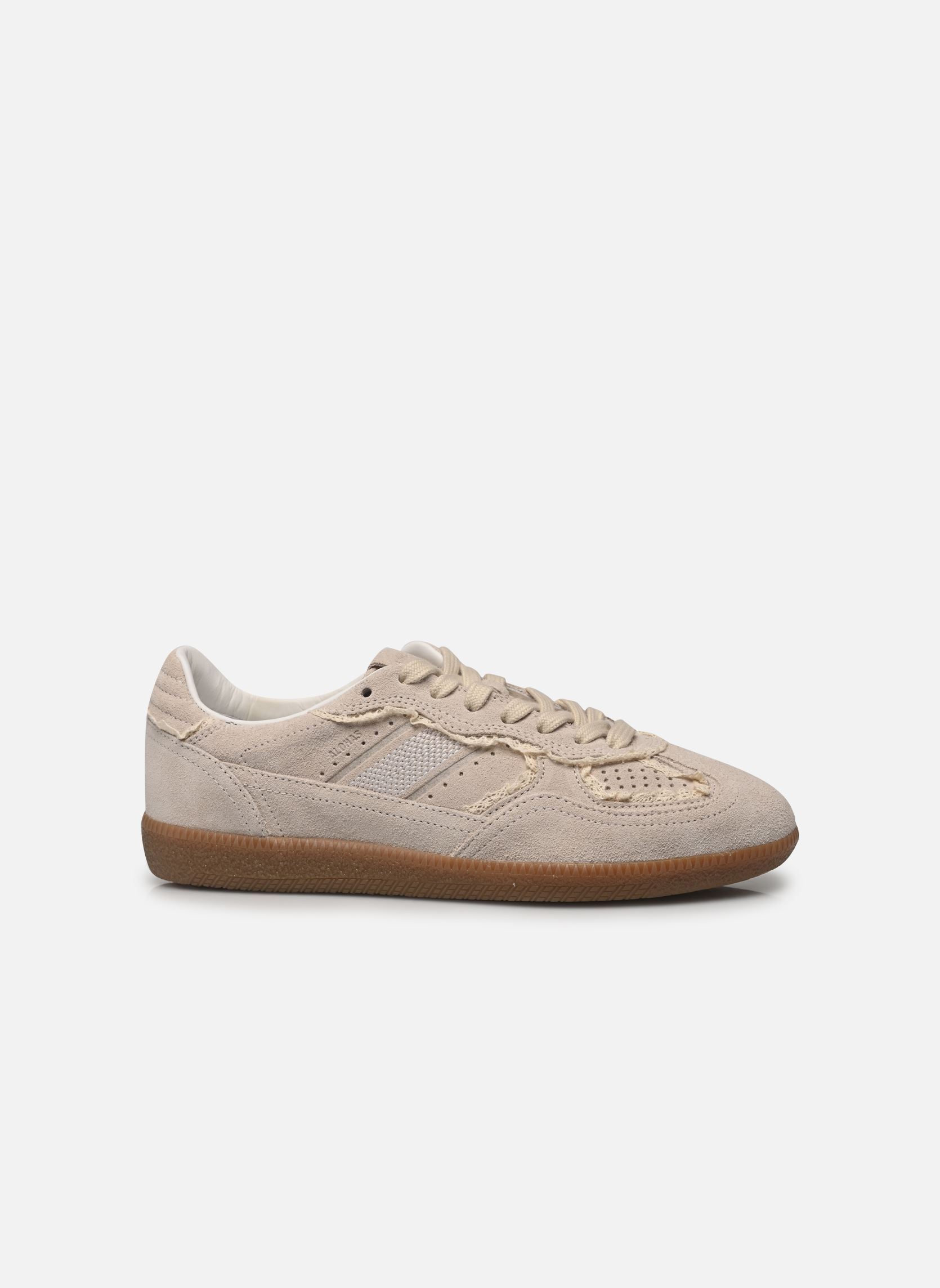 Baskets basses Tb.490 Crochet femme beige Alohas Baskets basses Tb.490 Crochet femme beige CREAM LEATHER