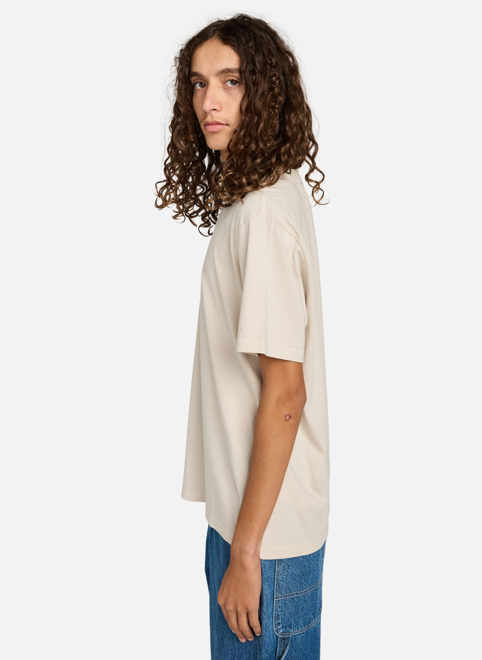 Tee-shirts Lowcase Pigment homme beige Element Tee-shirts Lowcase Pigment homme beige Beige