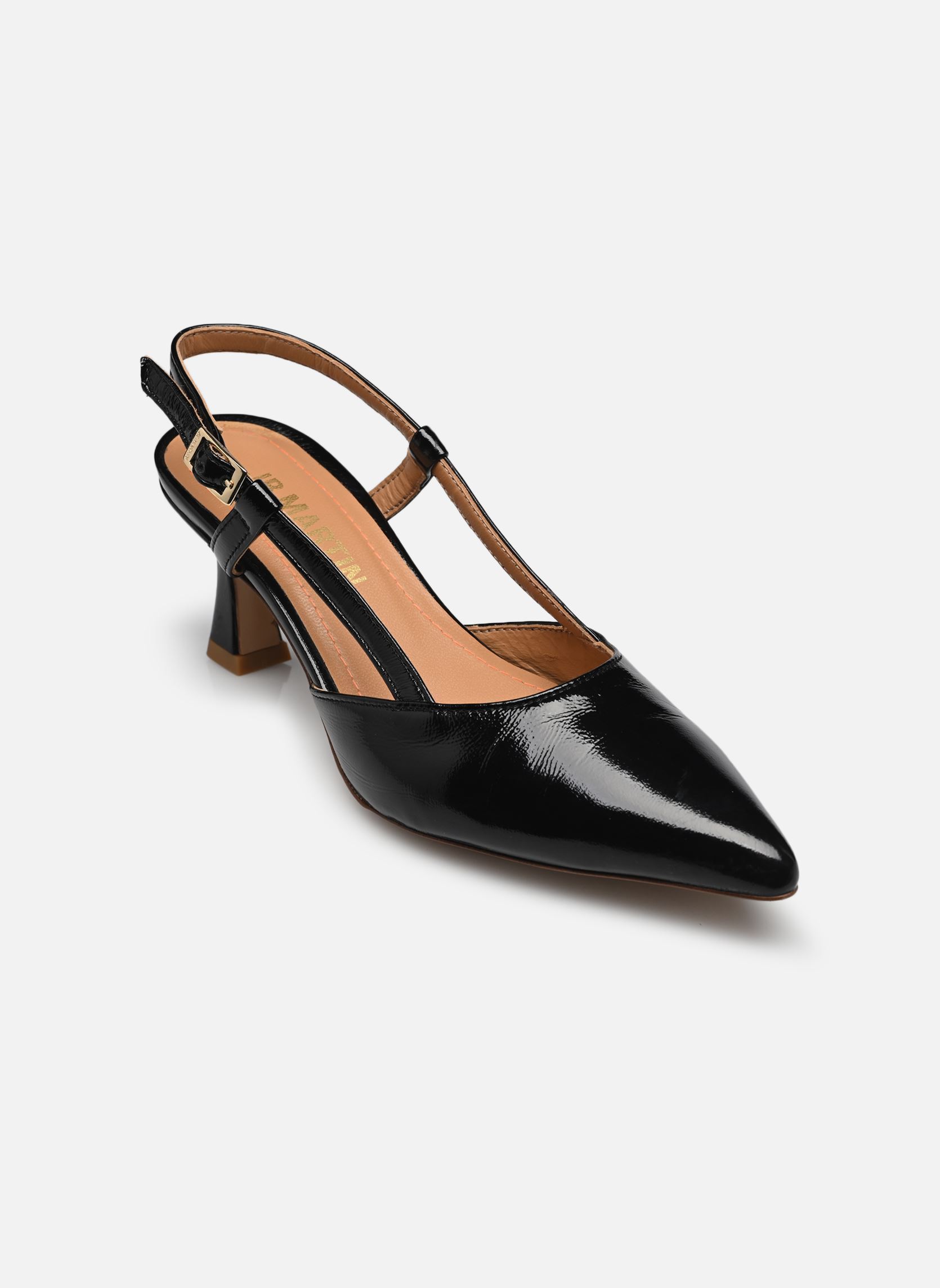 Escarpins à brides LISON femme noir JB Martin Escarpins à brides LISON femme noir Vernis noir