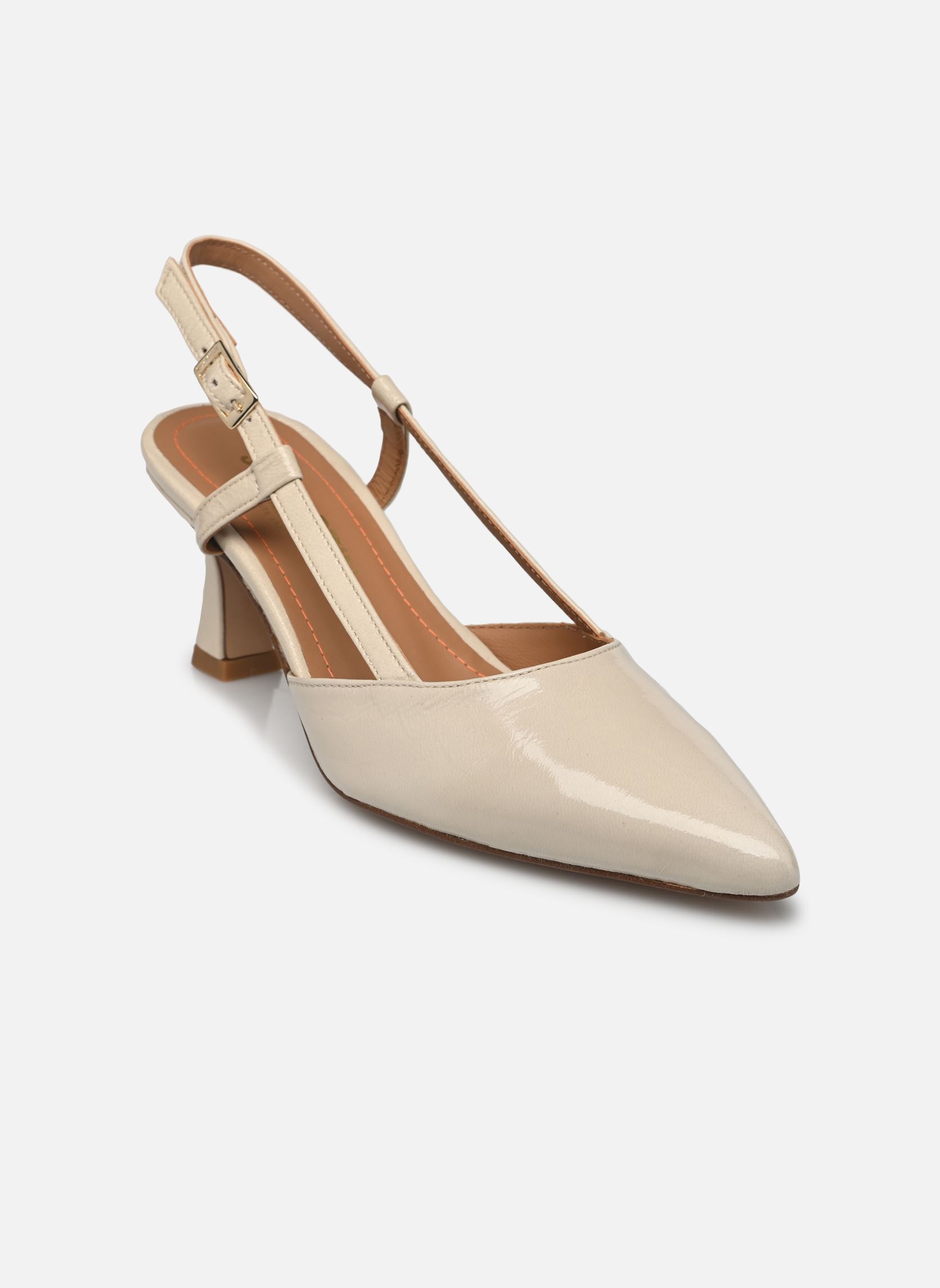 Pumps mit Riemchen LISON damen weiß JB Martin Pumps mit Riemchen LISON damen weiß Vernis Off White