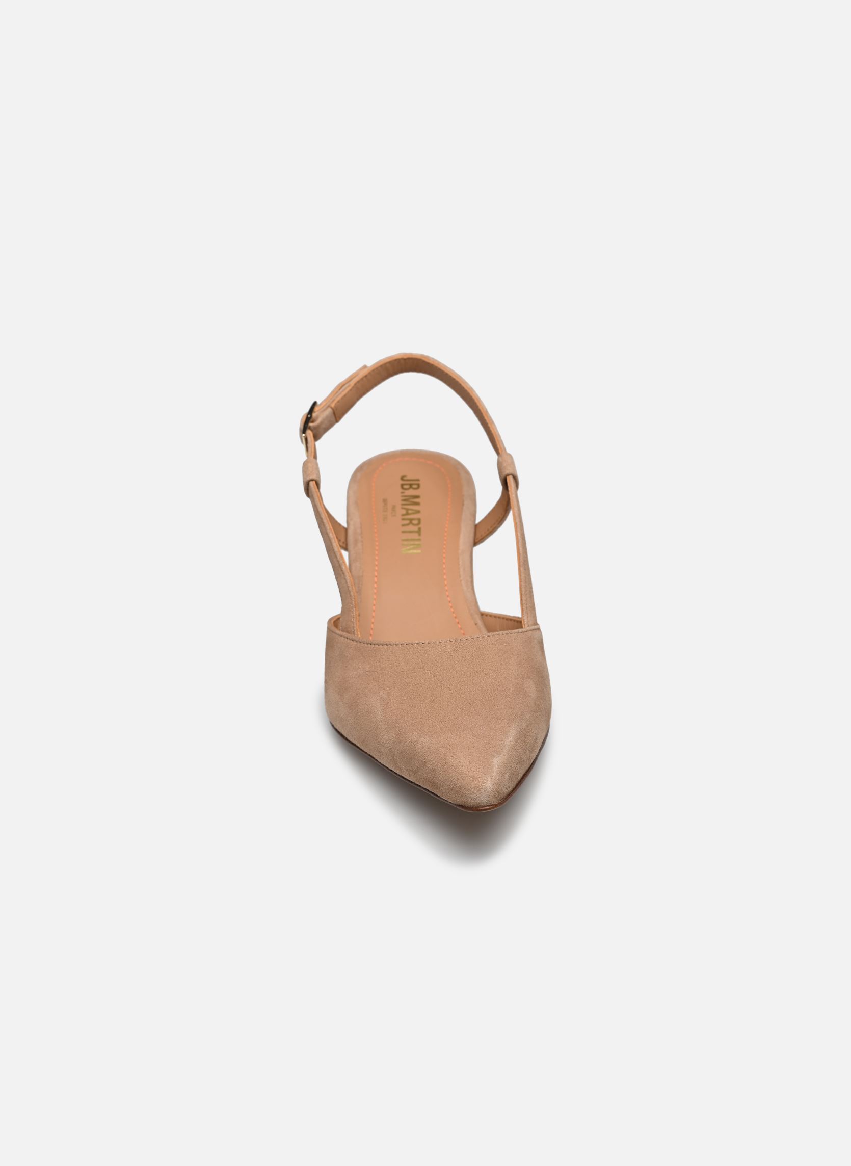 Pumps mit Riemchen LISON damen beige JB Martin Pumps mit Riemchen LISON damen beige Velours Sable