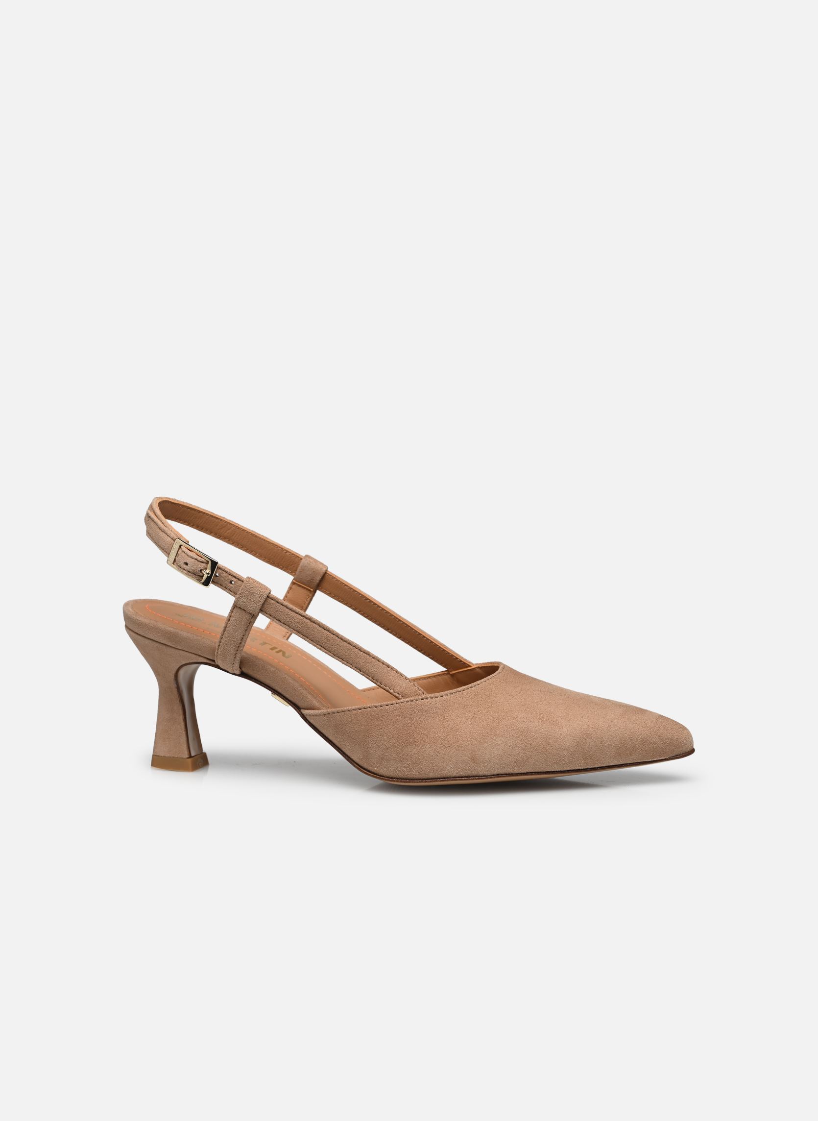 Pumps mit Riemchen LISON damen beige JB Martin Pumps mit Riemchen LISON damen beige Velours Sable