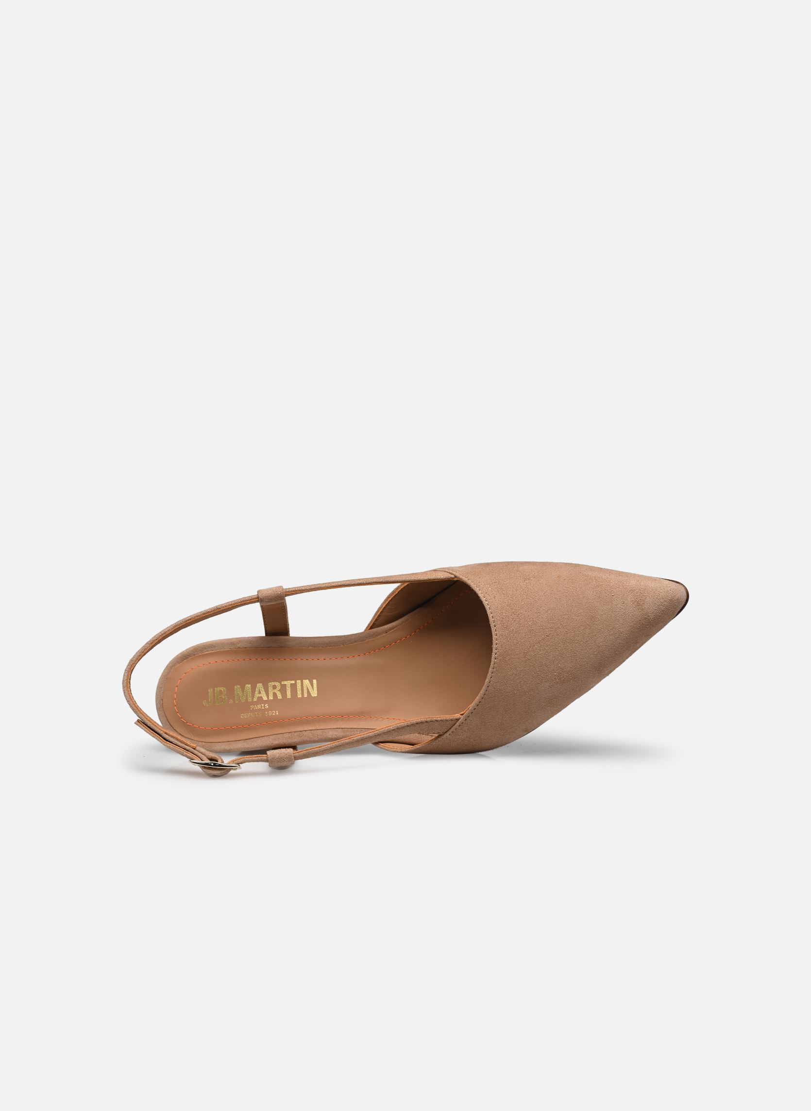 Pumps mit Riemchen LISON damen beige JB Martin Pumps mit Riemchen LISON damen beige Velours Sable