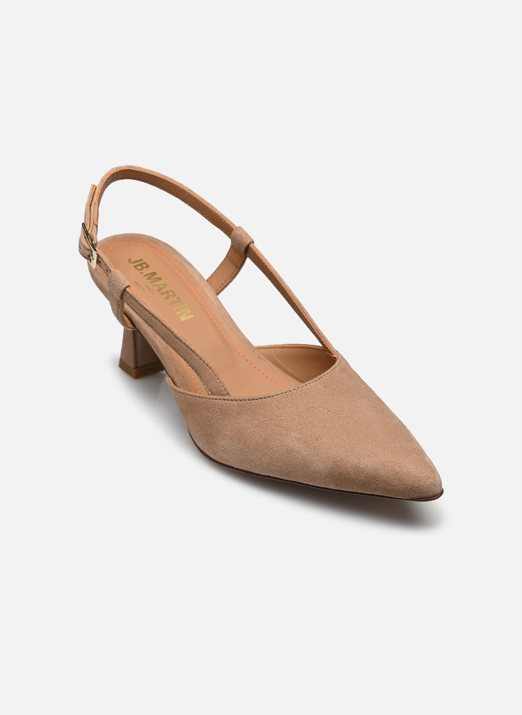Pumps mit Riemchen LISON damen beige JB Martin Pumps mit Riemchen LISON damen beige Velours Sable