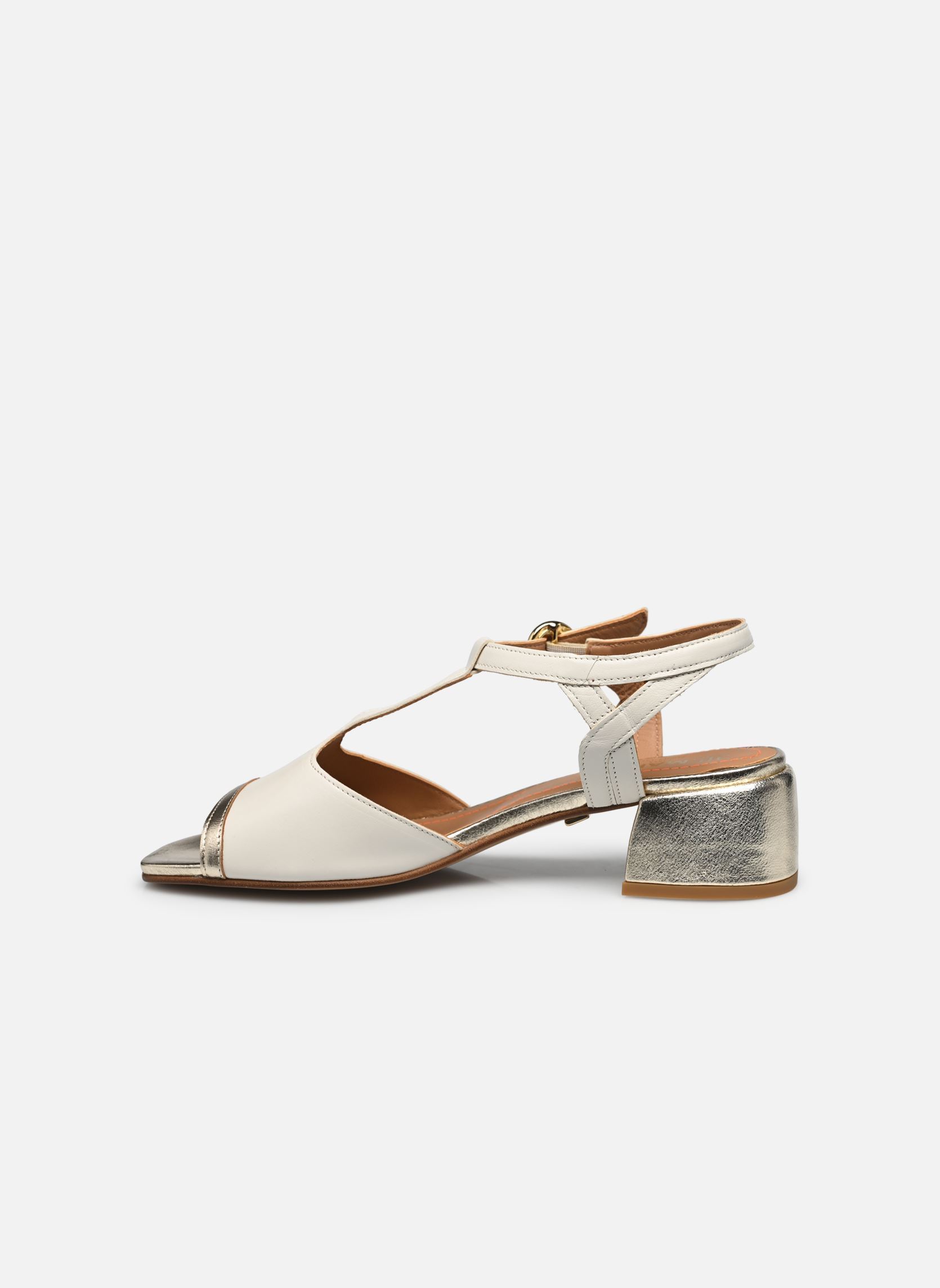Sandalen MITAINE damen weiß JB Martin Sandalen MITAINE damen weiß Nappa Craie / Champagne