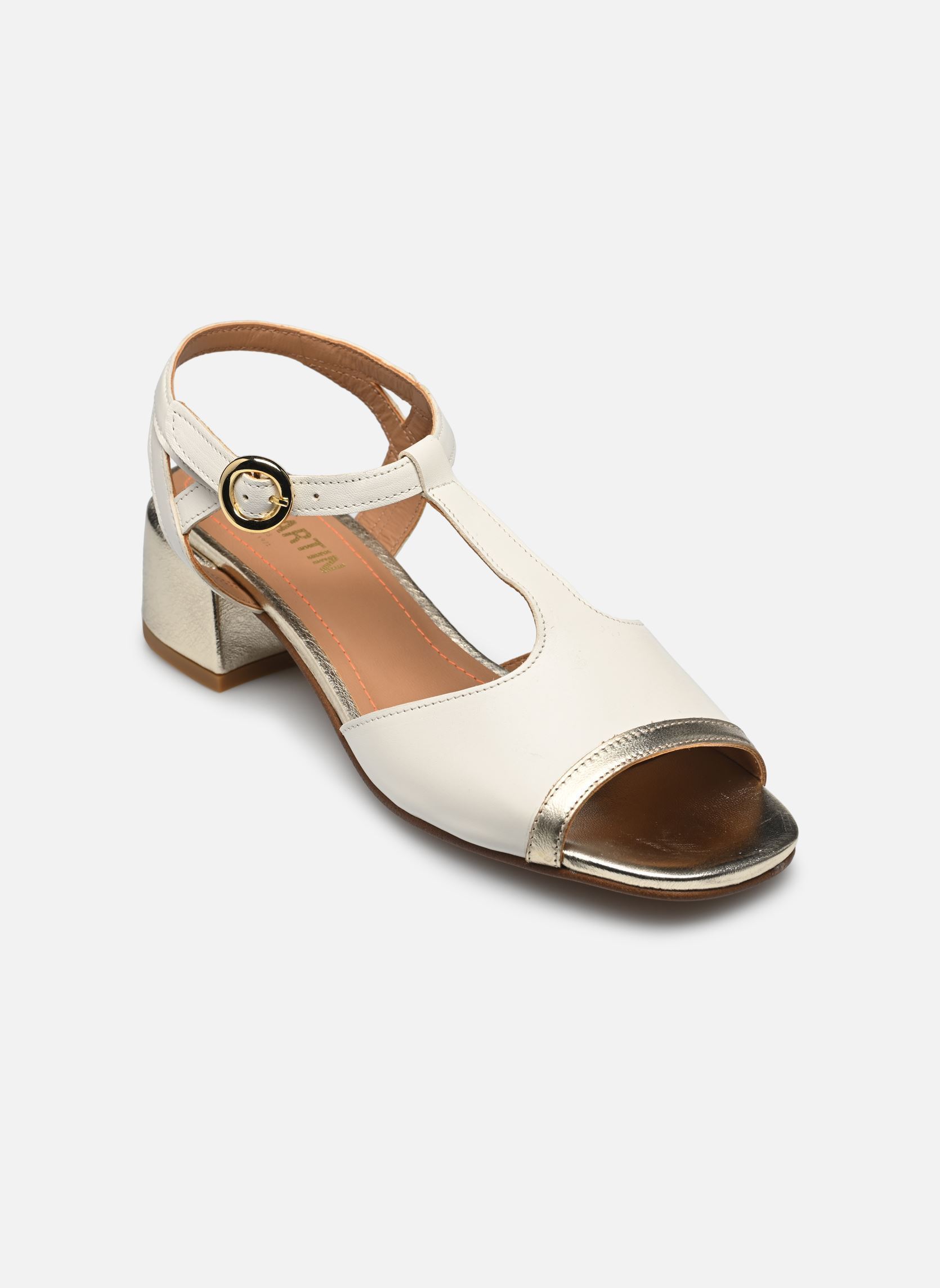 Sandalen MITAINE damen weiß JB Martin Sandalen MITAINE damen weiß Nappa Craie / Champagne