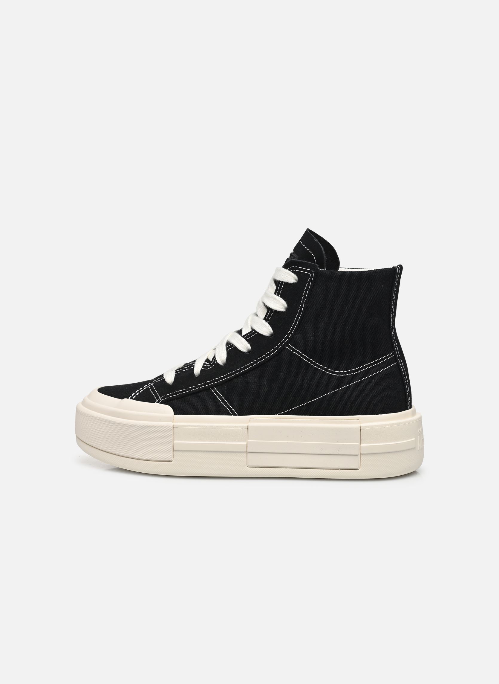 Leinen-Sneaker Chuck Taylor All Star Cruise Hi damen schwarz Converse Leinen-Sneaker Chuck Taylor All Star Cruise Hi damen schwarz BLACK/EGRET/BLACK