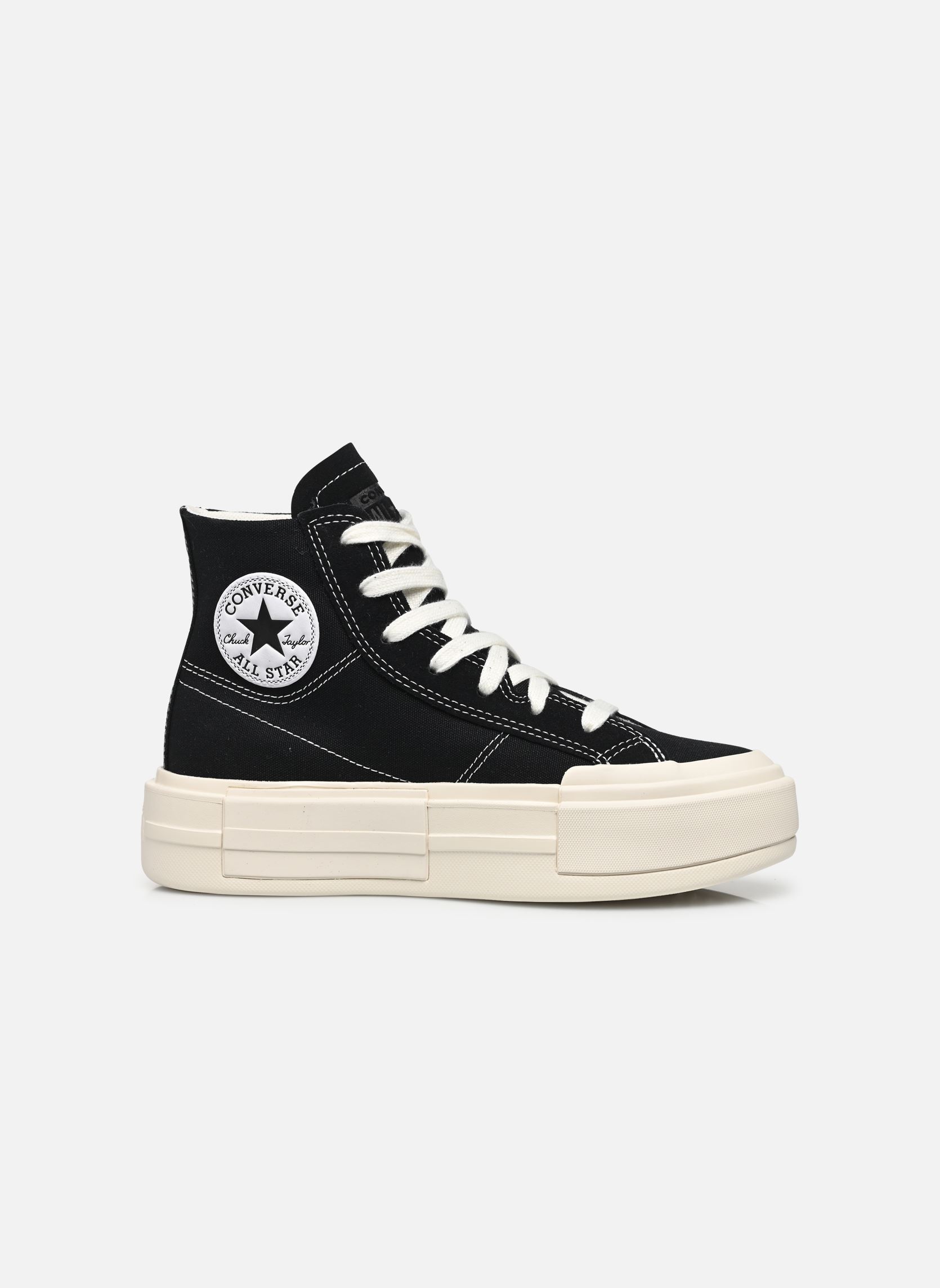 Leinen-Sneaker Chuck Taylor All Star Cruise Hi damen schwarz Converse Leinen-Sneaker Chuck Taylor All Star Cruise Hi damen schwarz BLACK/EGRET/BLACK