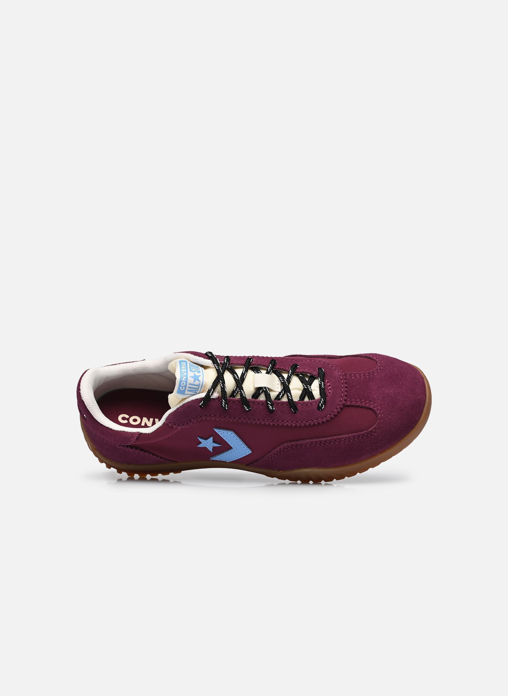 Baskets Run Star Trainer Ox femme bordeaux Converse Baskets Run Star Trainer Ox femme bordeaux FROZEN ACAI/GUM HONEY/LT BLUE