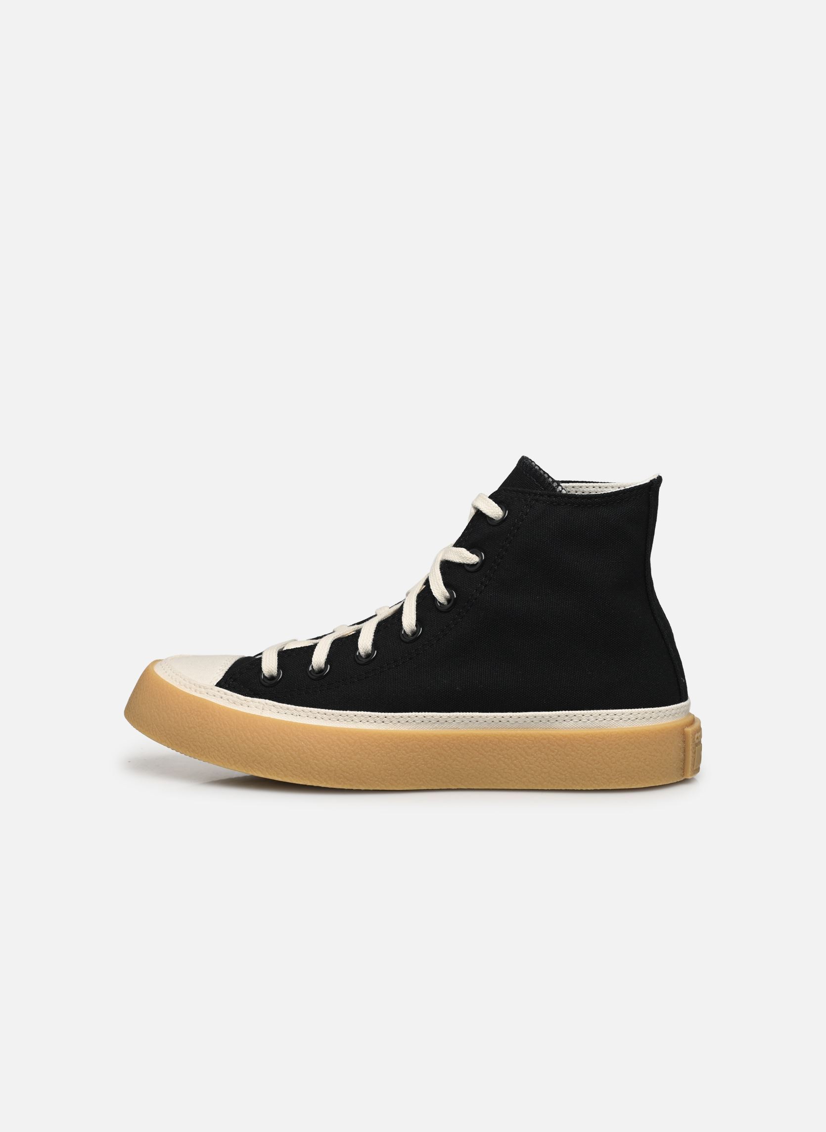 Baskets toile Chuck Taylor All Star Retro Rubber Hi W femme noir Converse Baskets toile Chuck Taylor All Star Retro Rubber Hi W femme noir BLACKEGRETEGRET