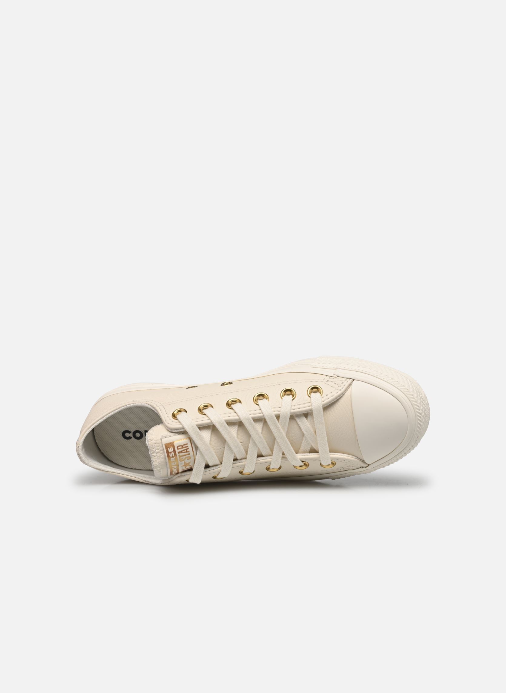 Zapatillas Chuck Taylor All Star Ox Leather W mujer blanco Converse Zapatillas Chuck Taylor All Star Ox Leather W mujer blanco EGRET/EGRET/GOLD