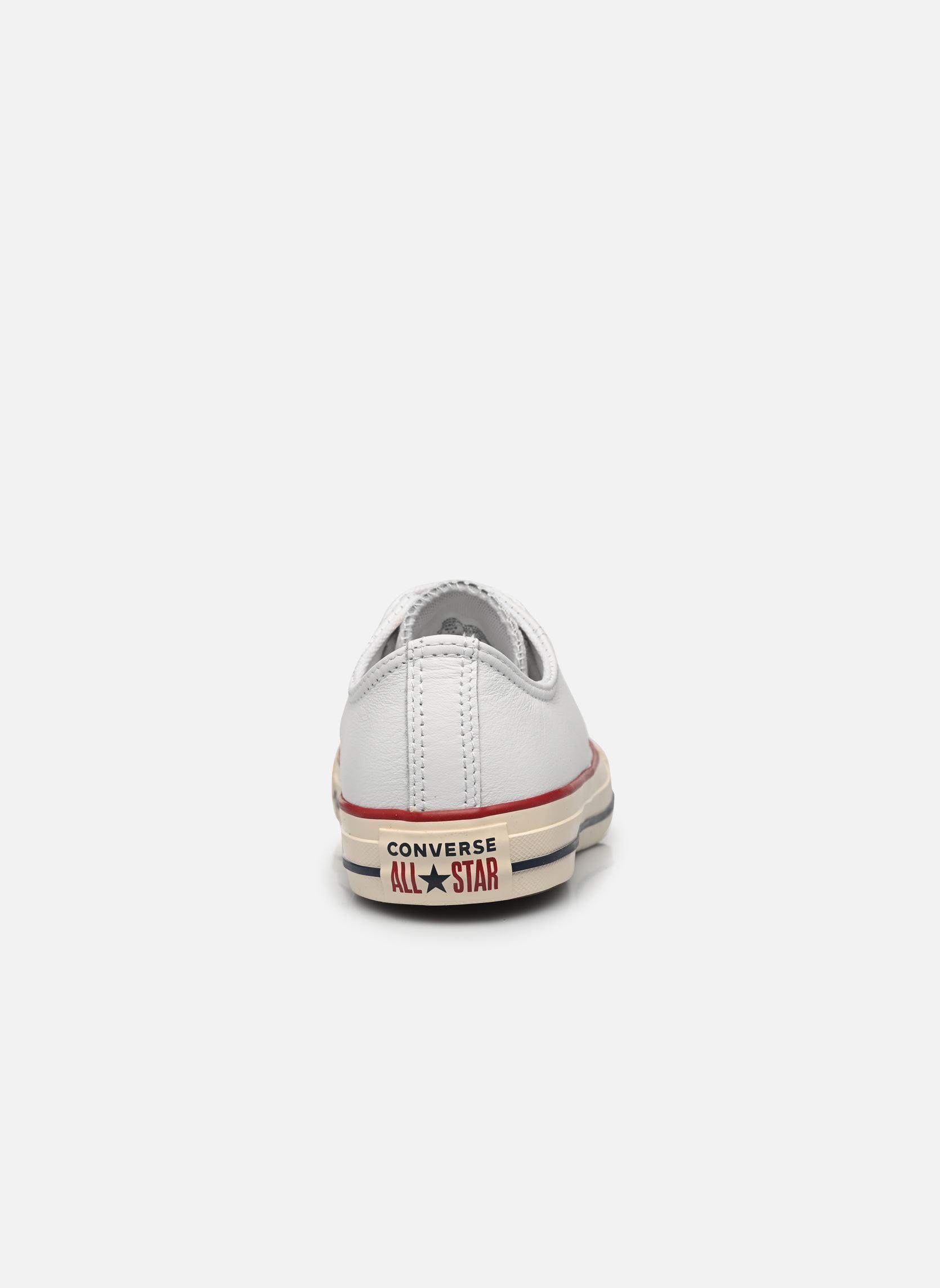 Sneakers Chuck Taylor All Star Ox Leather W donna bianco Converse Sneakers Chuck Taylor All Star Ox Leather W donna bianco WHITE/NATURAL IVORY/GARNET
