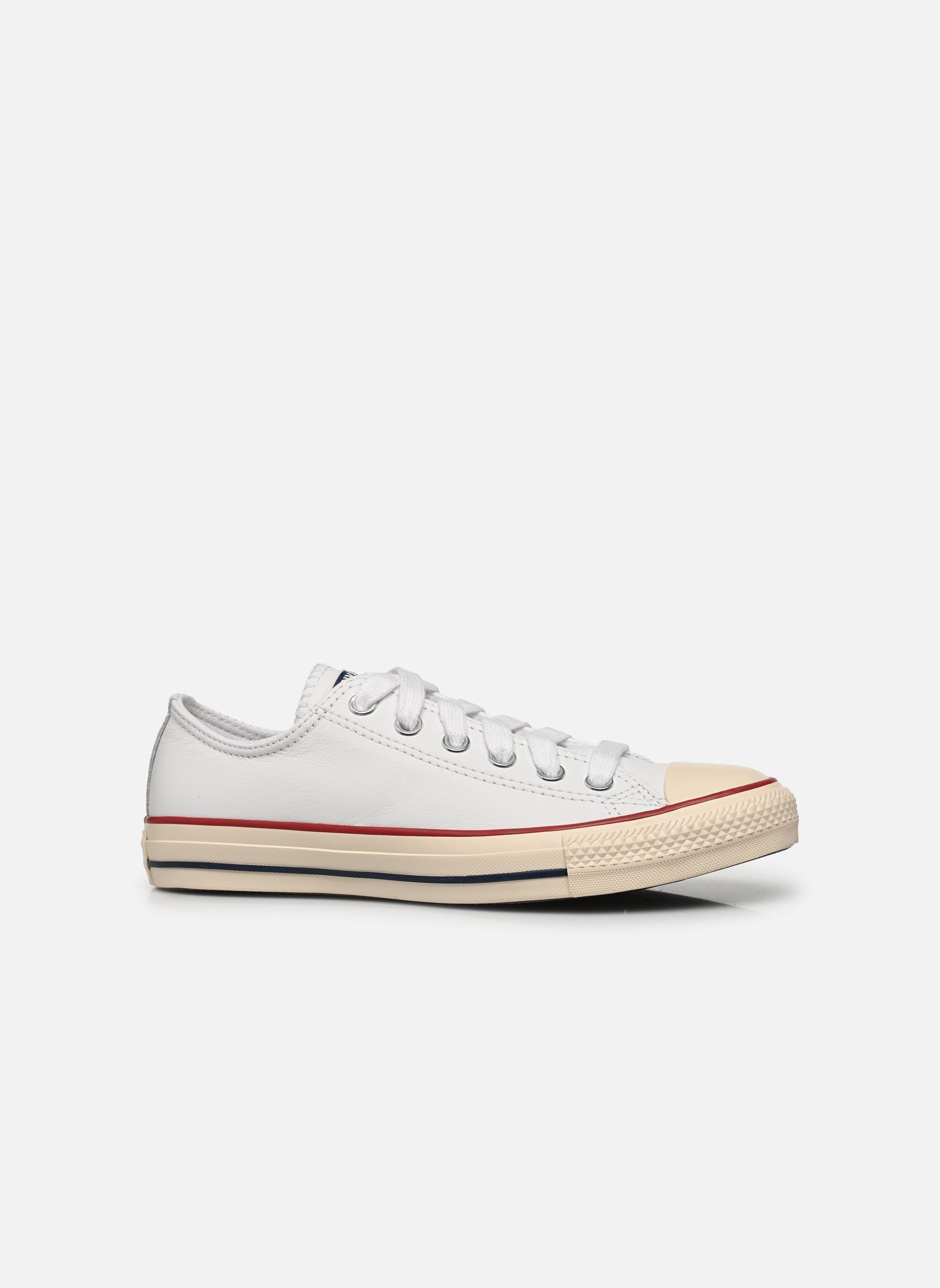 Sneakers Chuck Taylor All Star Ox Leather W donna bianco Converse Sneakers Chuck Taylor All Star Ox Leather W donna bianco WHITE/NATURAL IVORY/GARNET