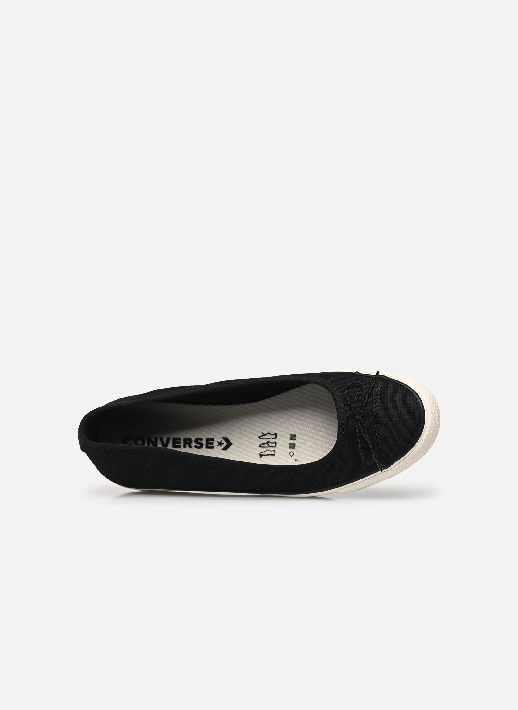 Ballerines classiques Chuck Taylor All Star Dainty Ballerina S femme noir Converse Ballerines classiques Chuck Taylor All Star Dainty Ballerina S femme noir BLACK/EGRET