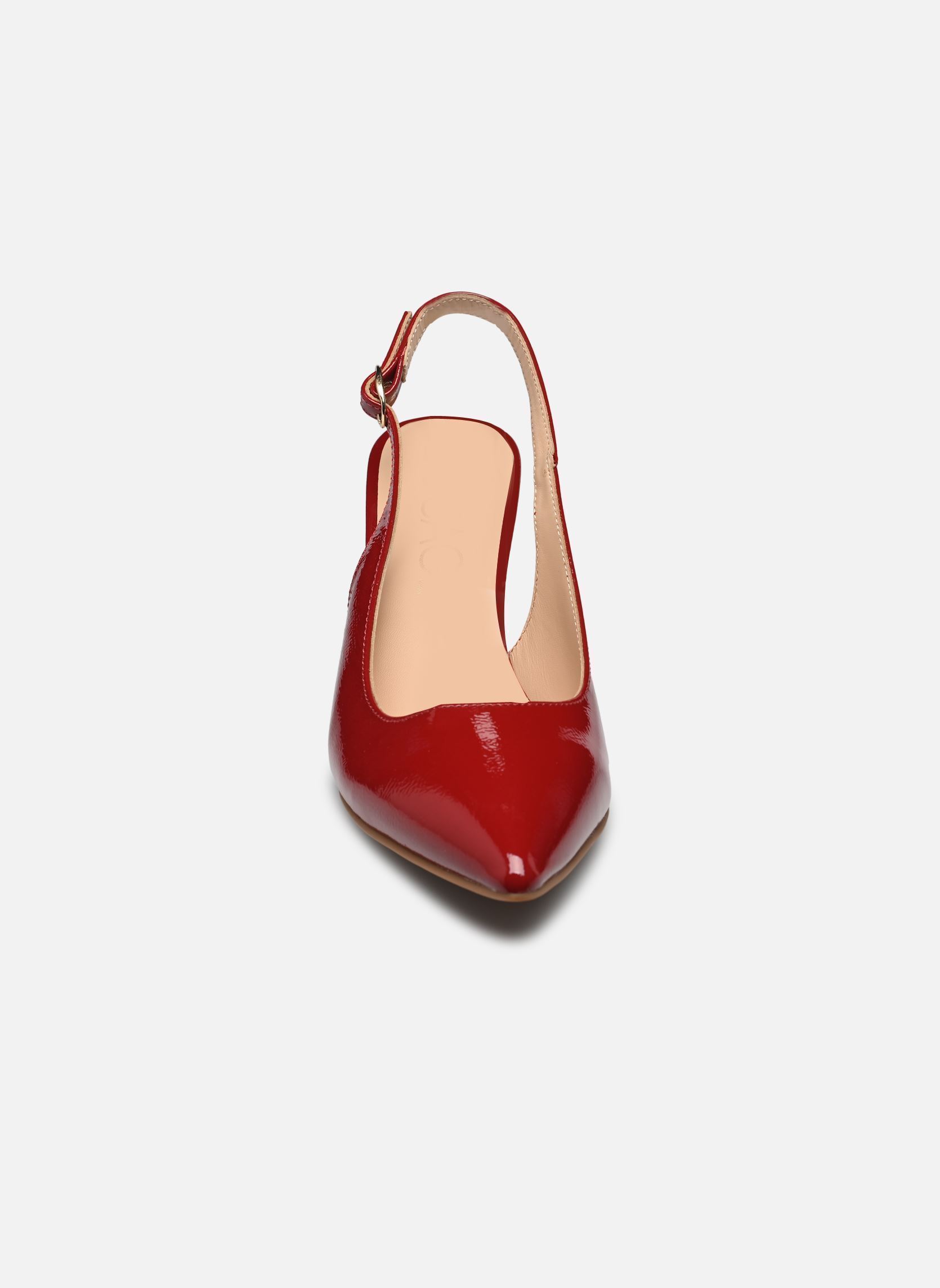 Slingback pumps DELPHIE dames rood Bocage Slingback pumps DELPHIE dames rood ROUGE