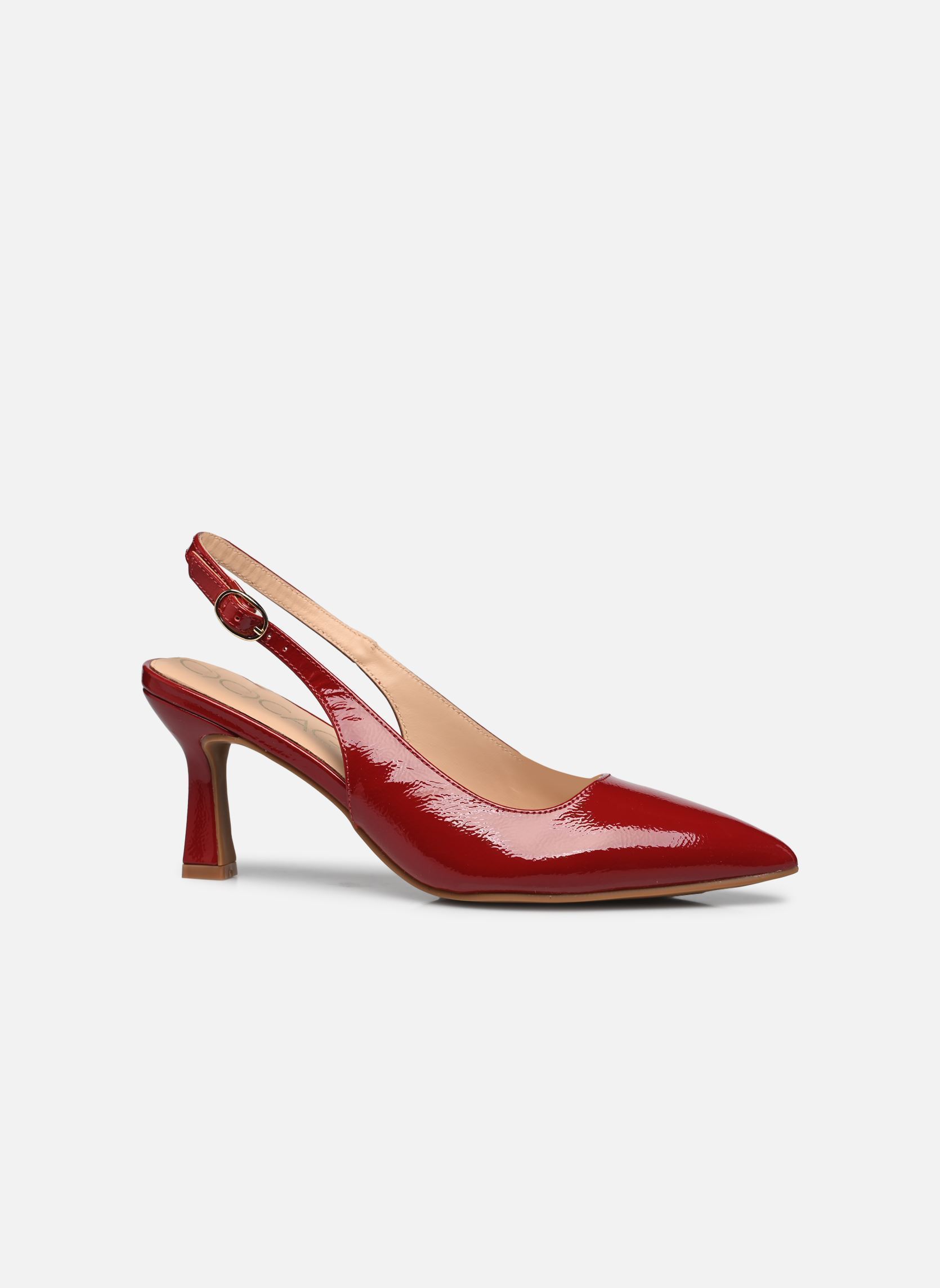 Slingback pumps DELPHIE dames rood Bocage Slingback pumps DELPHIE dames rood ROUGE