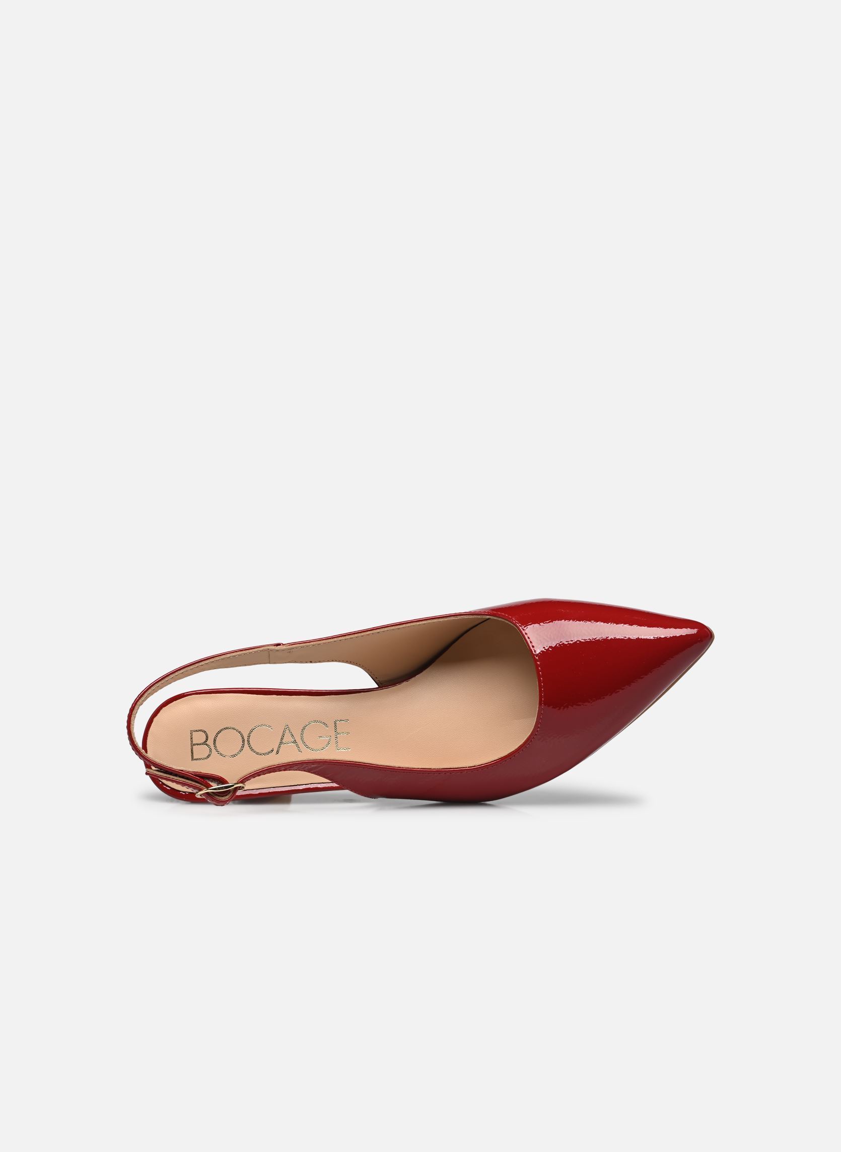 Slingback pumps DELPHIE dames rood Bocage Slingback pumps DELPHIE dames rood ROUGE