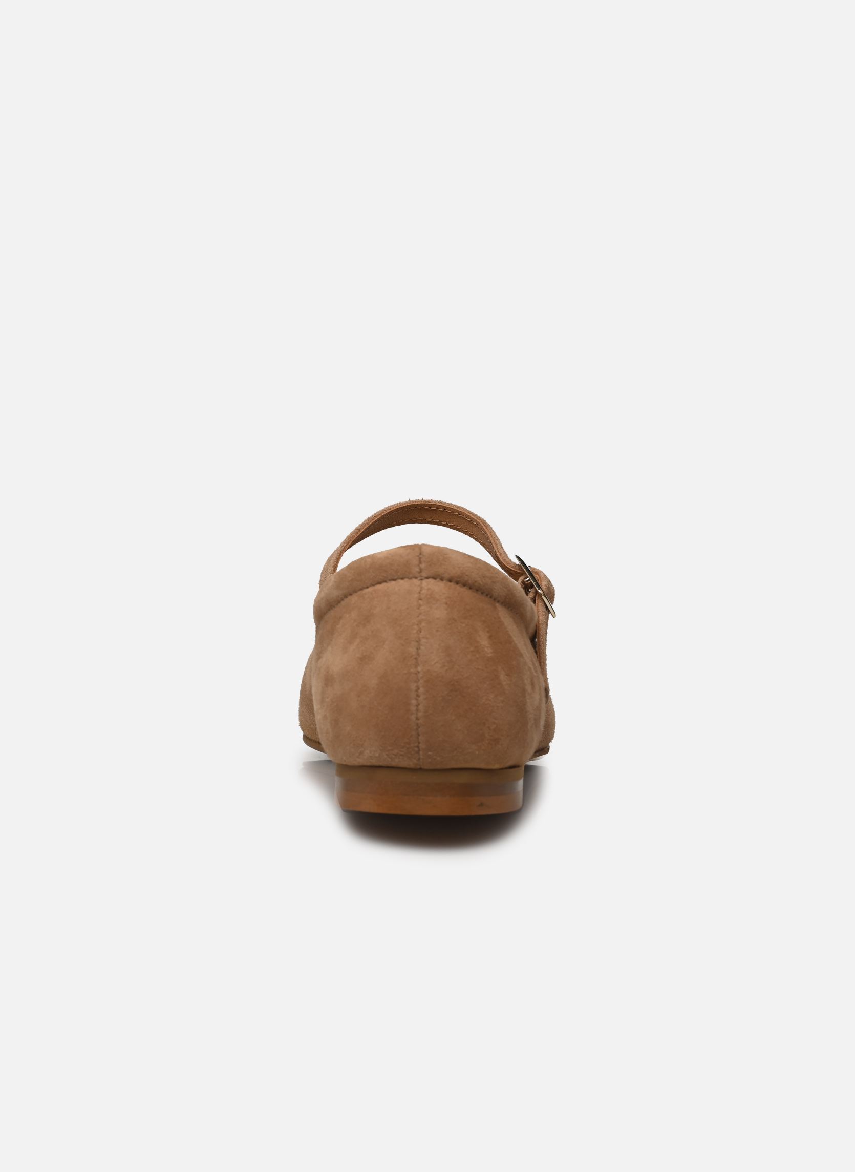 Ballerines classiques BAILA femme beige Bocage Ballerines classiques BAILA femme beige VELOURS BEIGE