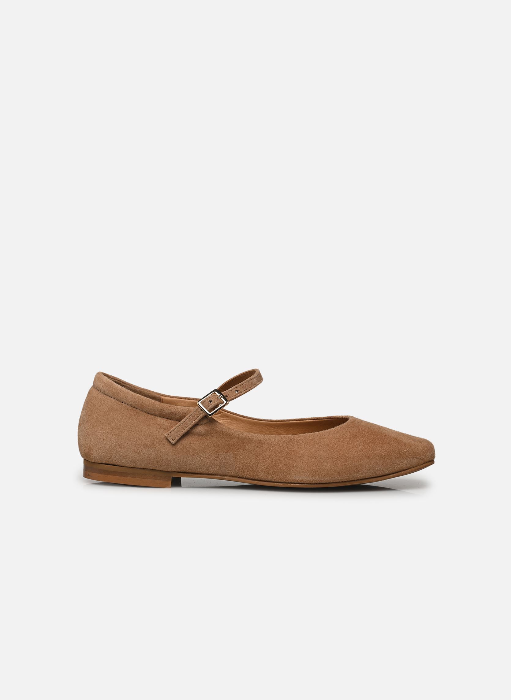 Ballerines classiques BAILA femme beige Bocage Ballerines classiques BAILA femme beige VELOURS BEIGE