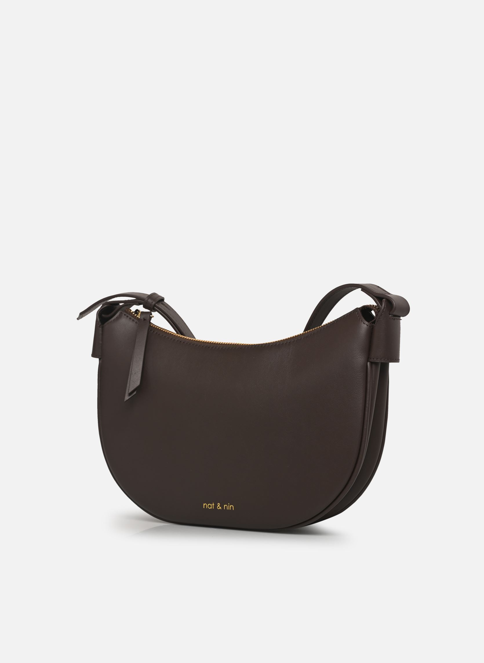 Sacs bandoulière Lune femme marron Nat & Nin Sacs bandoulière Lune femme marron ÉBÈNE