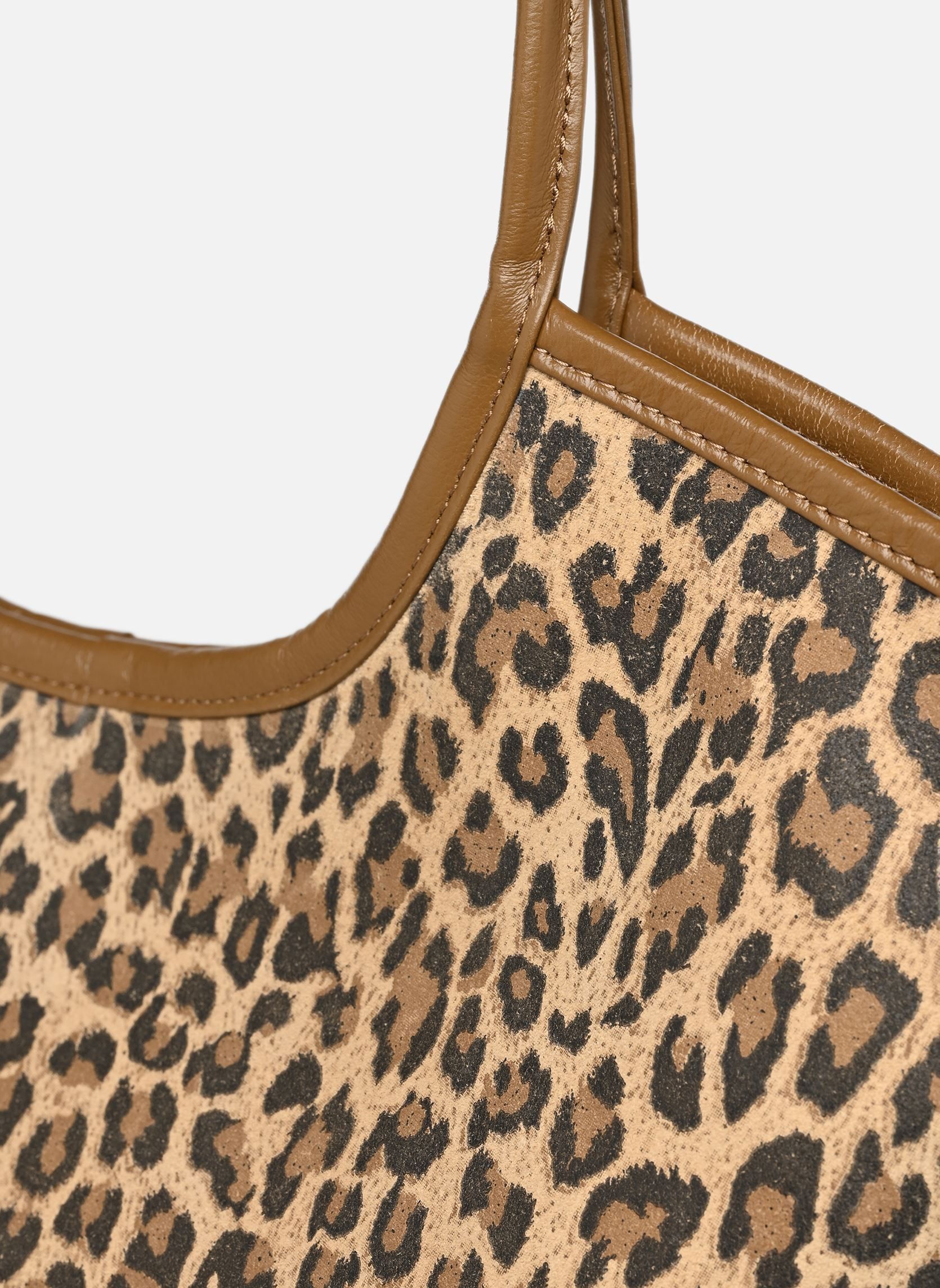 Cabas Milan femme marron Nat & Nin Cabas Milan femme marron LÉOPARD BEIGE