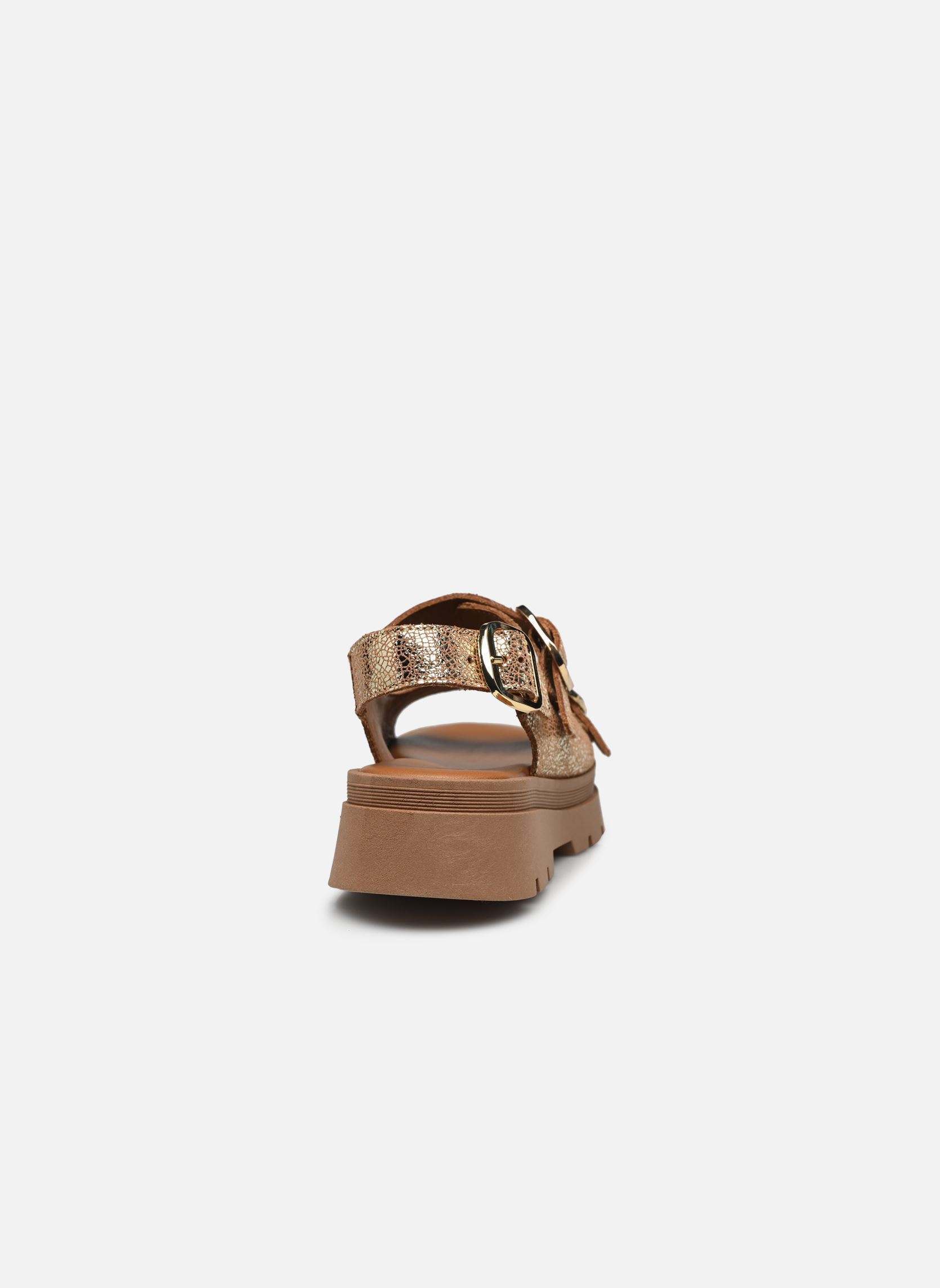 Keil- und Plateausandalen JULIETA damen gold und bronze Bocage Keil- und Plateausandalen JULIETA damen gold und bronze Or