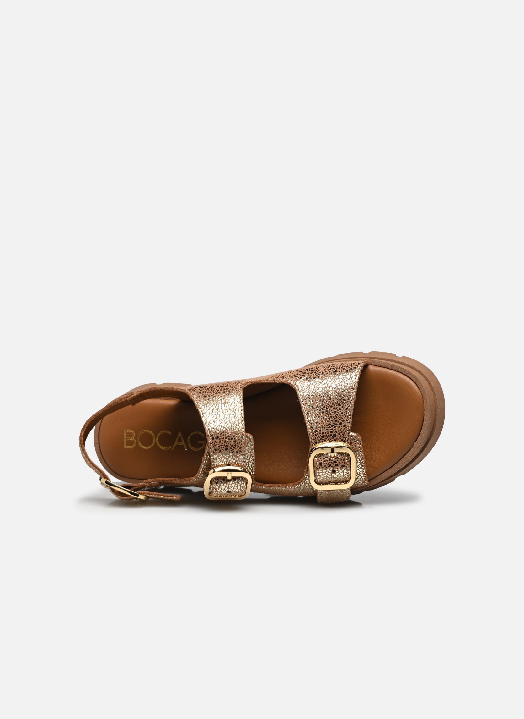 Keil- und Plateausandalen JULIETA damen gold und bronze Bocage Keil- und Plateausandalen JULIETA damen gold und bronze Or