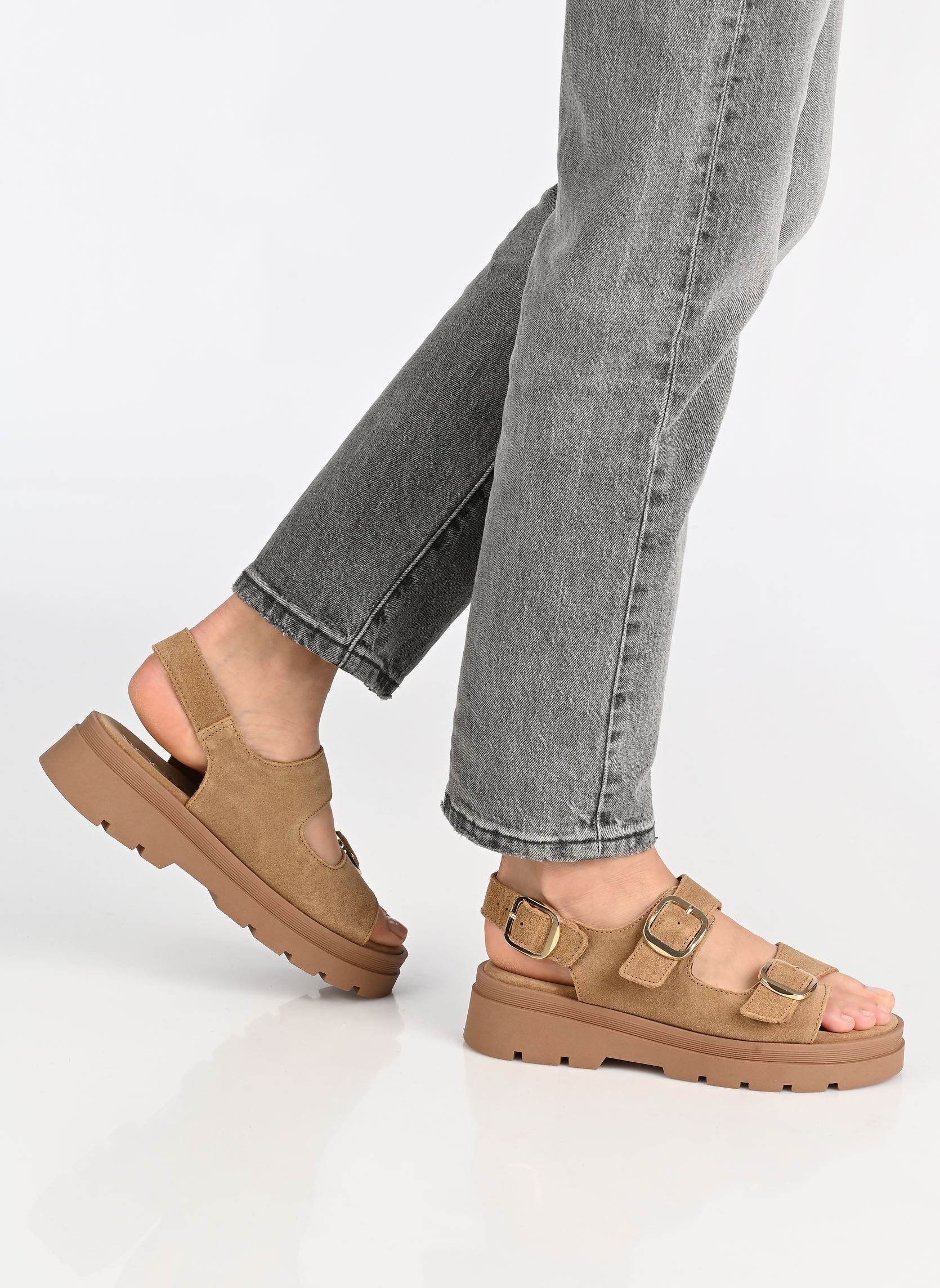 Sandales compensées et plateformes JULIETA femme camel Bocage Sandales compensées et plateformes JULIETA femme camel BEIGE