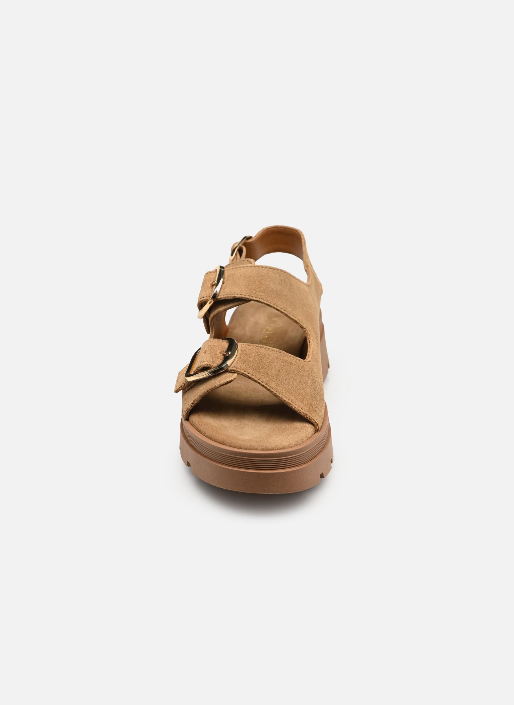 Sandales compensées et plateformes JULIETA femme camel Bocage Sandales compensées et plateformes JULIETA femme camel BEIGE