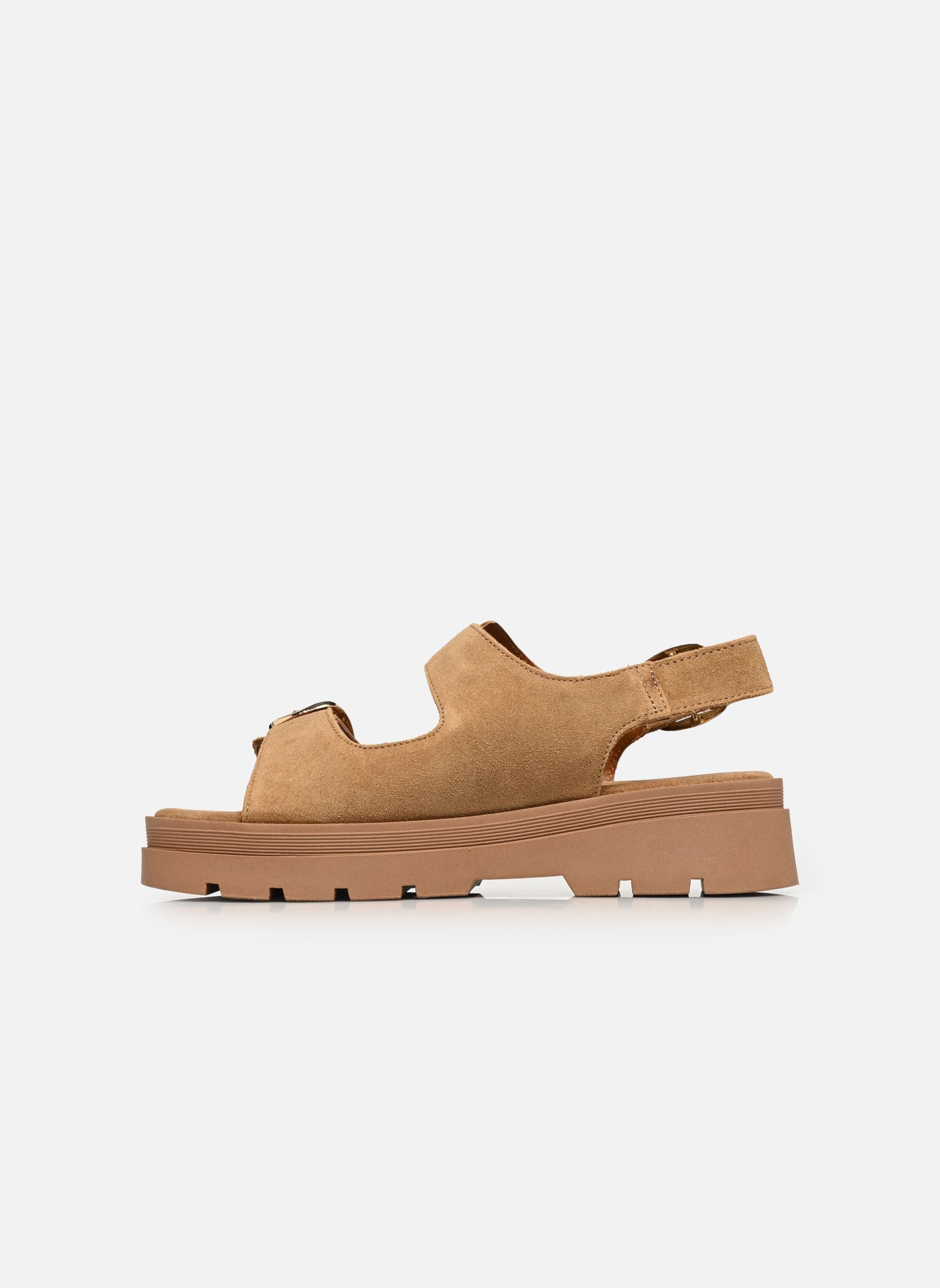 Sandales compensées et plateformes JULIETA femme camel Bocage Sandales compensées et plateformes JULIETA femme camel BEIGE