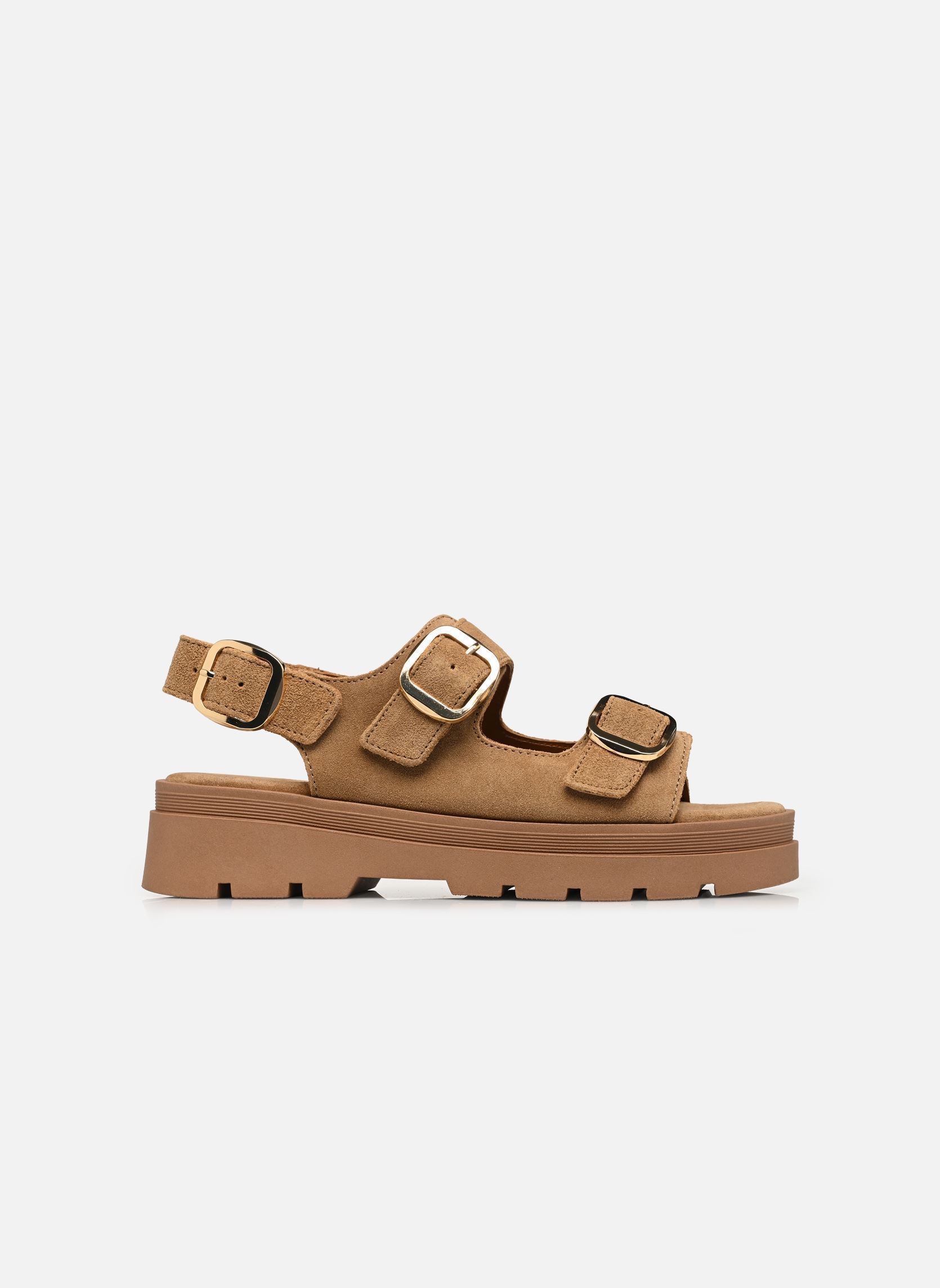 Sandales compensées et plateformes JULIETA femme camel Bocage Sandales compensées et plateformes JULIETA femme camel BEIGE