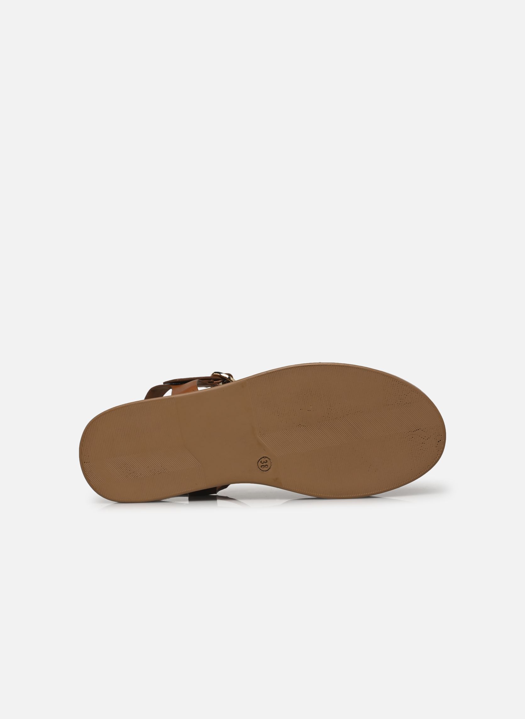 Sandalen met sleehak en plateau GYPSIE dames bruin Bocage Sandalen met sleehak en plateau GYPSIE dames bruin MARRON