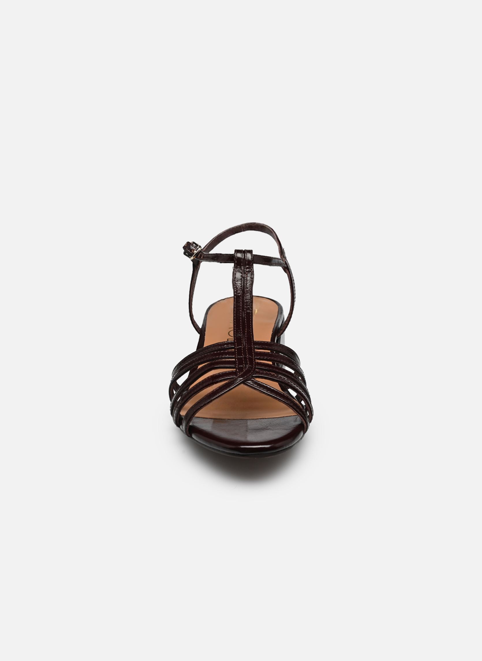 Sandales plates GLADDIE femme marron Bocage Sandales plates GLADDIE femme marron marron