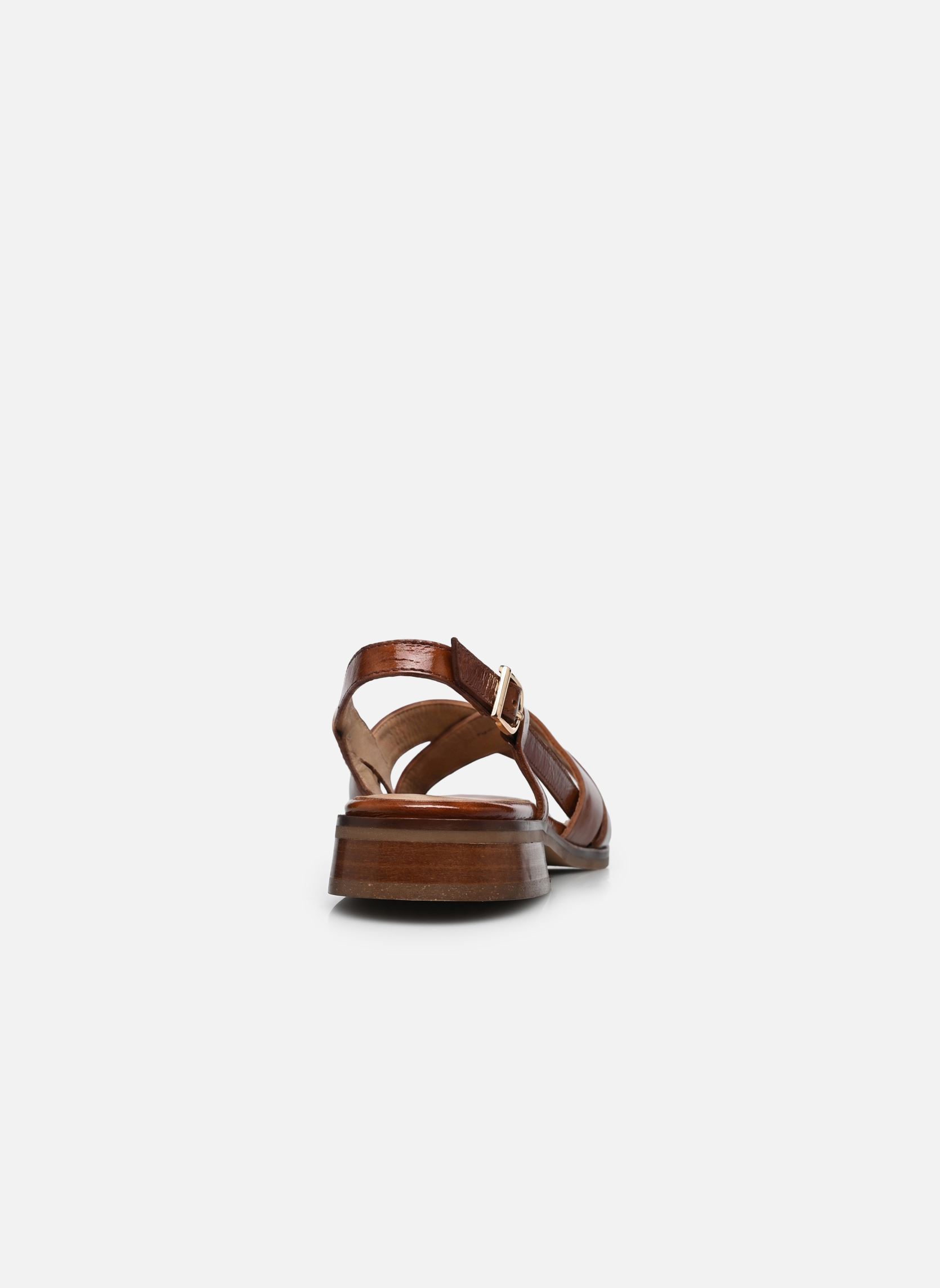 Sandales plates GILIANE femme marron Bocage Sandales plates GILIANE femme marron Camel
