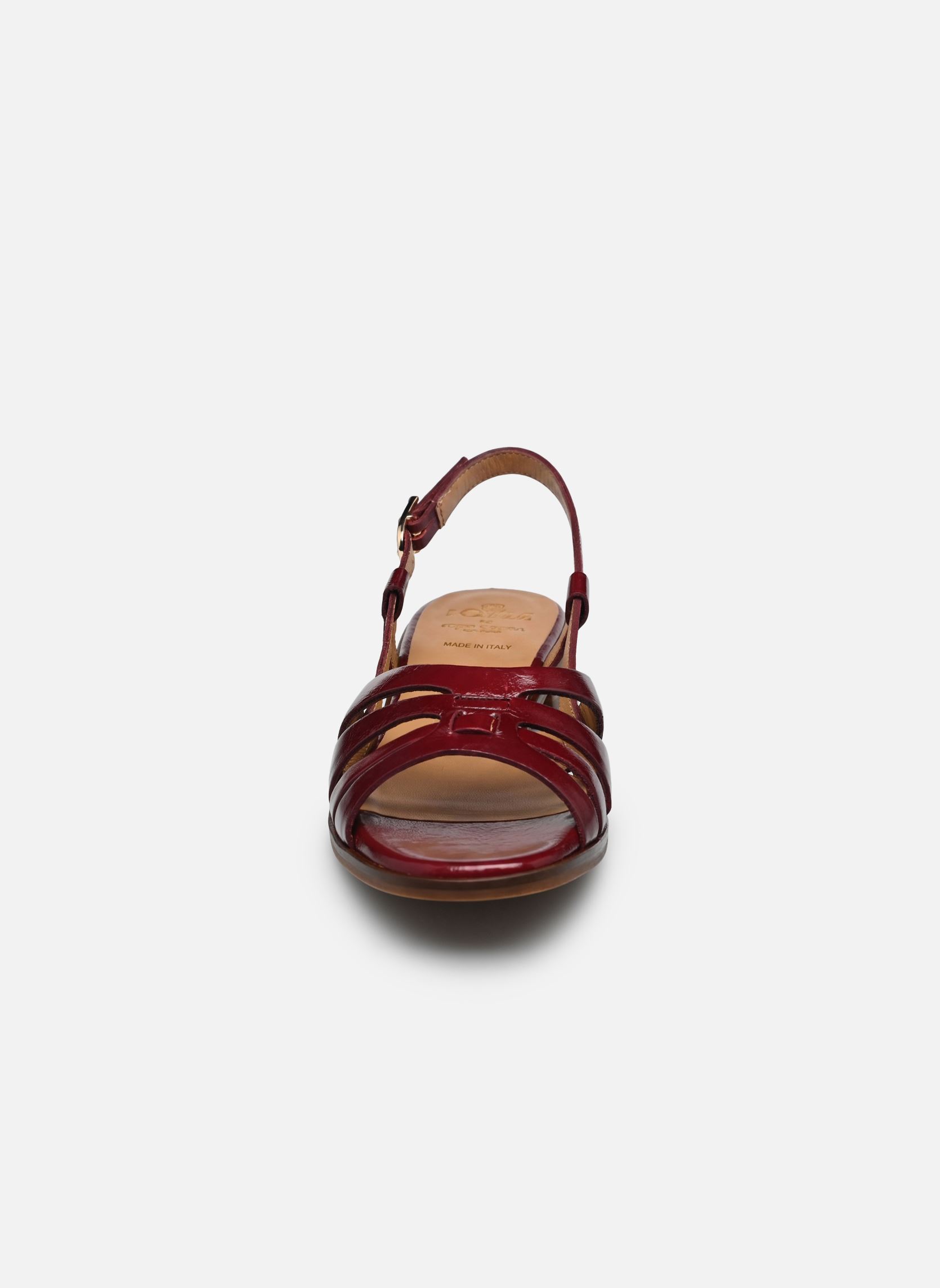Sandales plates GILIANE femme bordeaux Bocage Sandales plates GILIANE femme bordeaux Bordeaux
