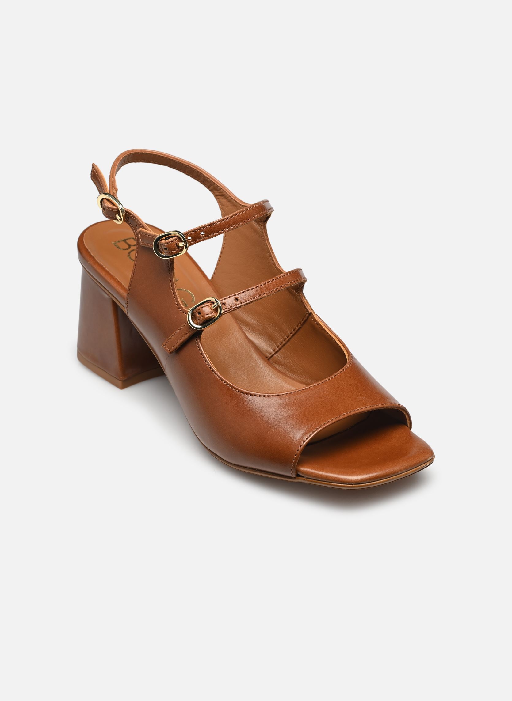 Sandalen HADDA dames bruin Bocage Sandalen HADDA dames bruin Cognac