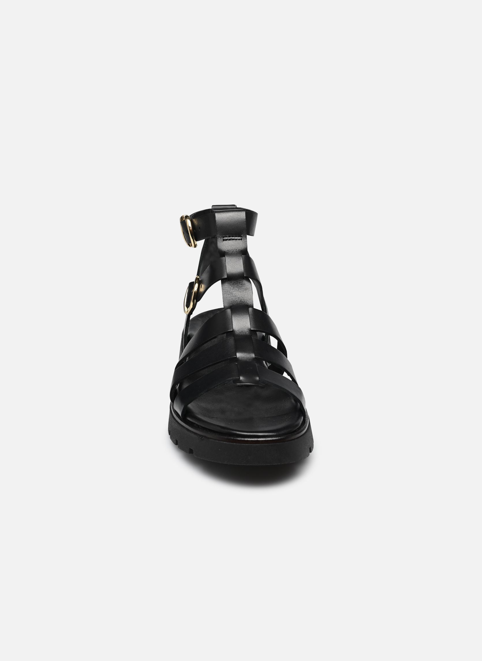 Flache Sandalen GENIALE damen schwarz Bocage Flache Sandalen GENIALE damen schwarz Noir