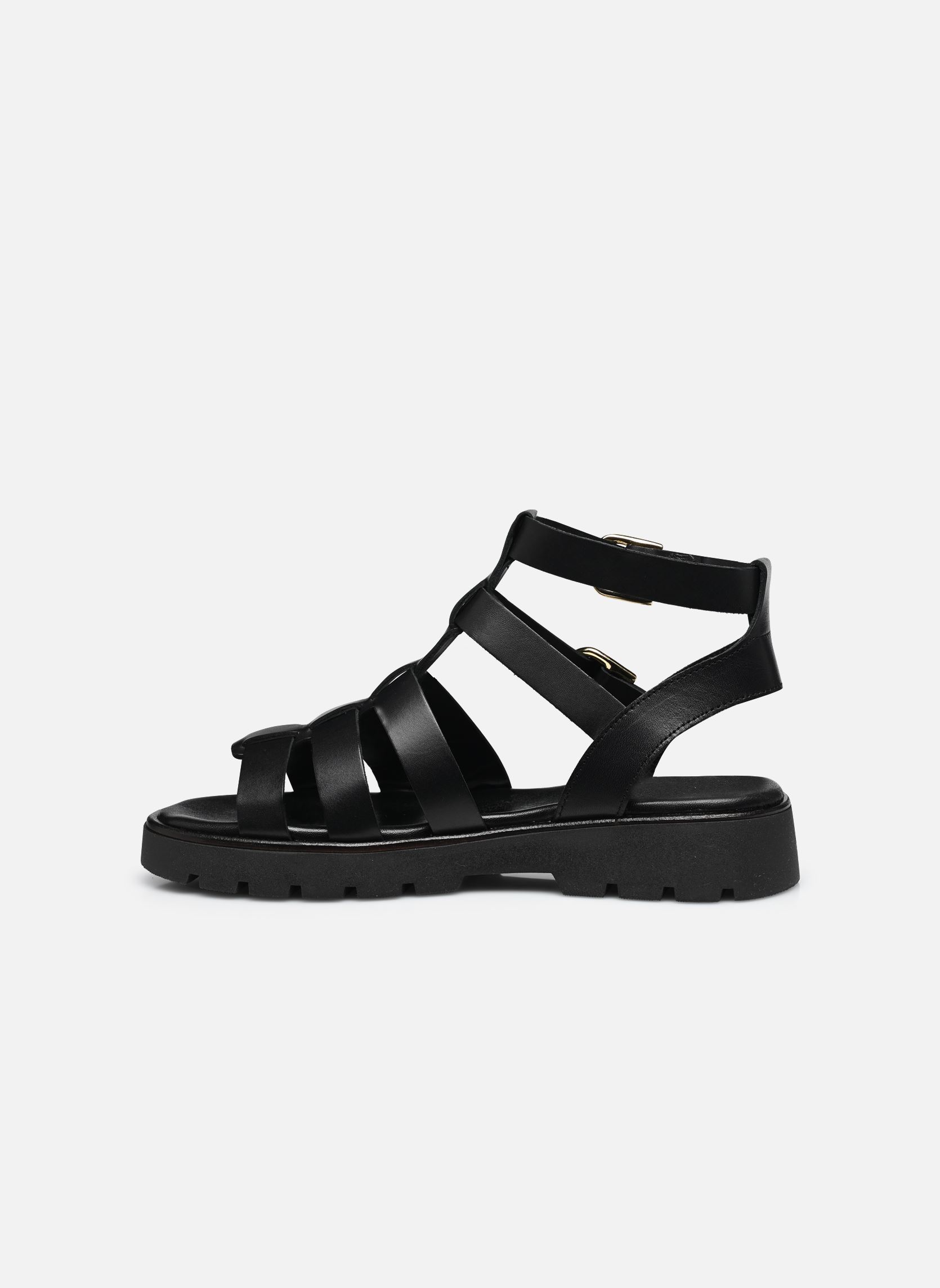 Flache Sandalen GENIALE damen schwarz Bocage Flache Sandalen GENIALE damen schwarz Noir